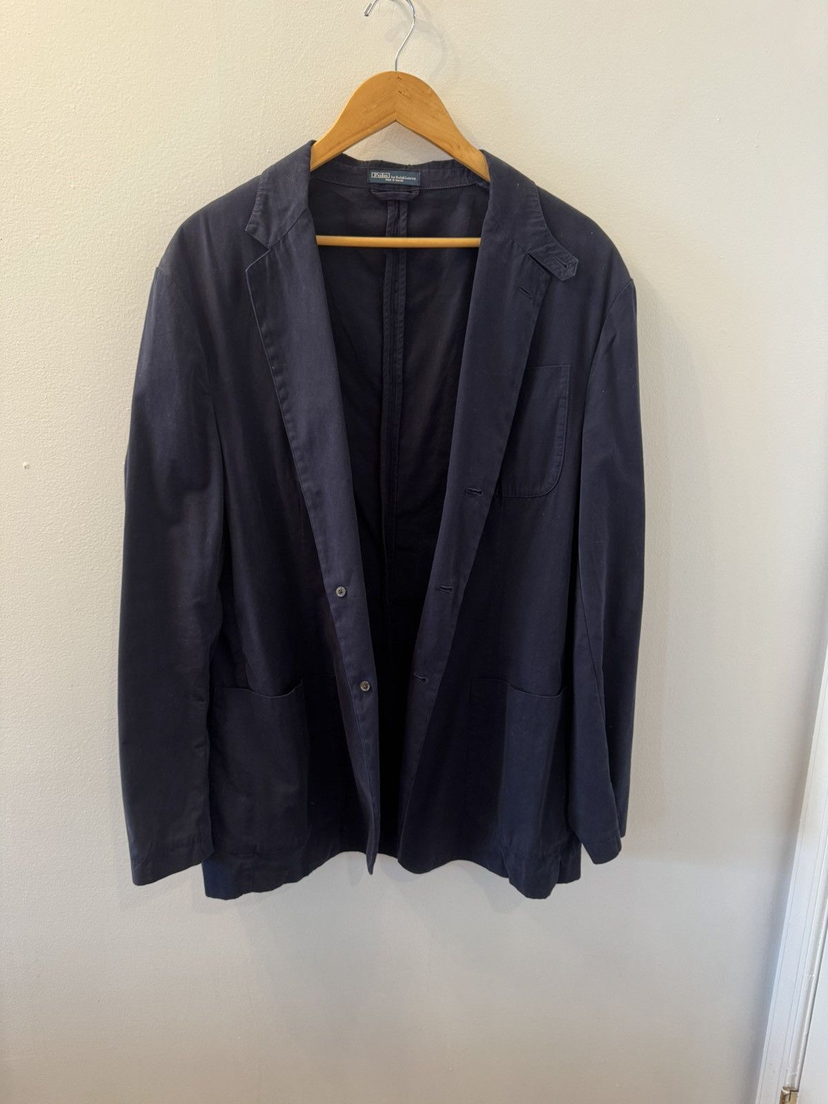 Polo Ralph Lauren Polo Ralph Lauren Cotton Chore Coat Jacket Navy XL Size US XL / EU 56 / 4 - 2 Thumbnail