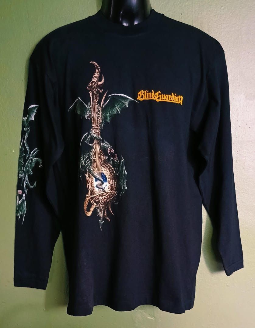 Band Tees Vtg Blind Guardian German Power Metal Band Long Sleeve Tee Size US L / EU 52-54 / 3 - 1 Thumbnail