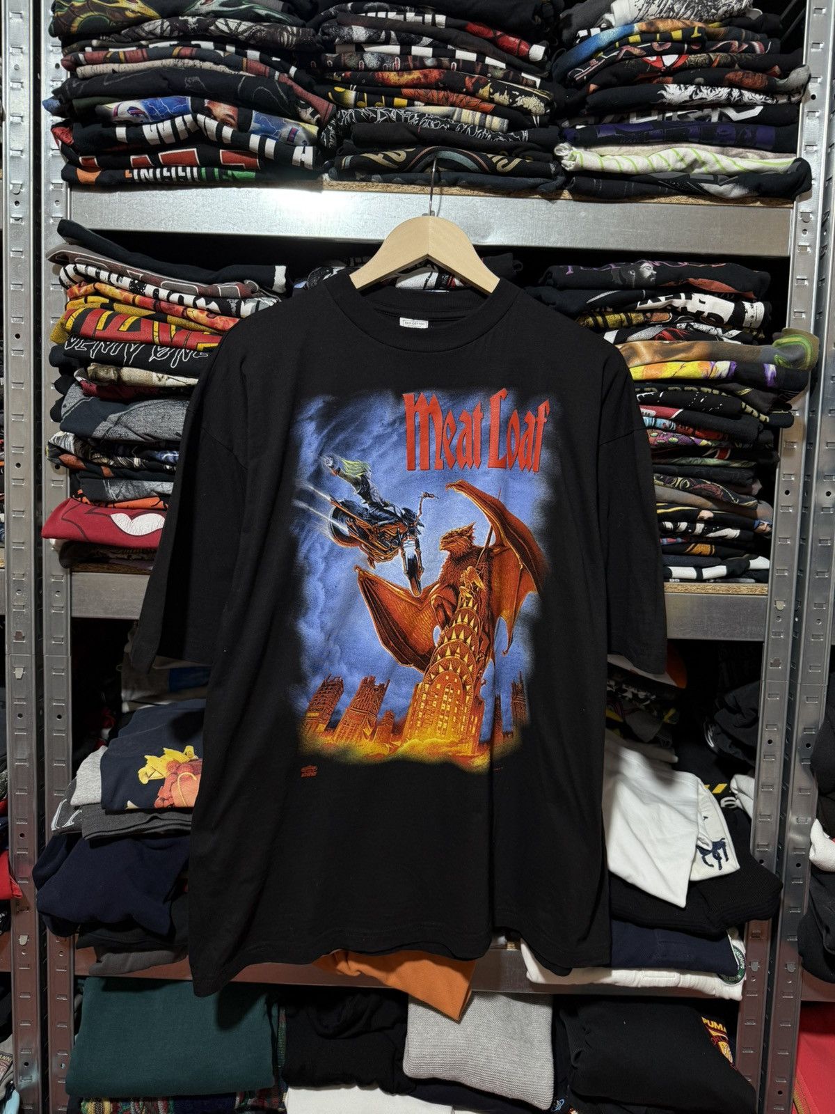 Vintage Vintage 1994 Meat Loaf World tour 93 94 95 Rock Band T-Shirt Size US XL / EU 56 / 4 - 1 Thumbnail