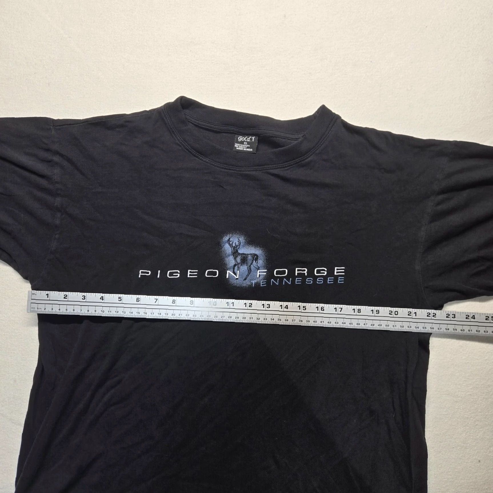 Vintage Pigeon Forge Smoky Mountains Tee Graphic T-Shirt Black XL Size XL / US 12-14 / IT 48-50 - 4 Thumbnail