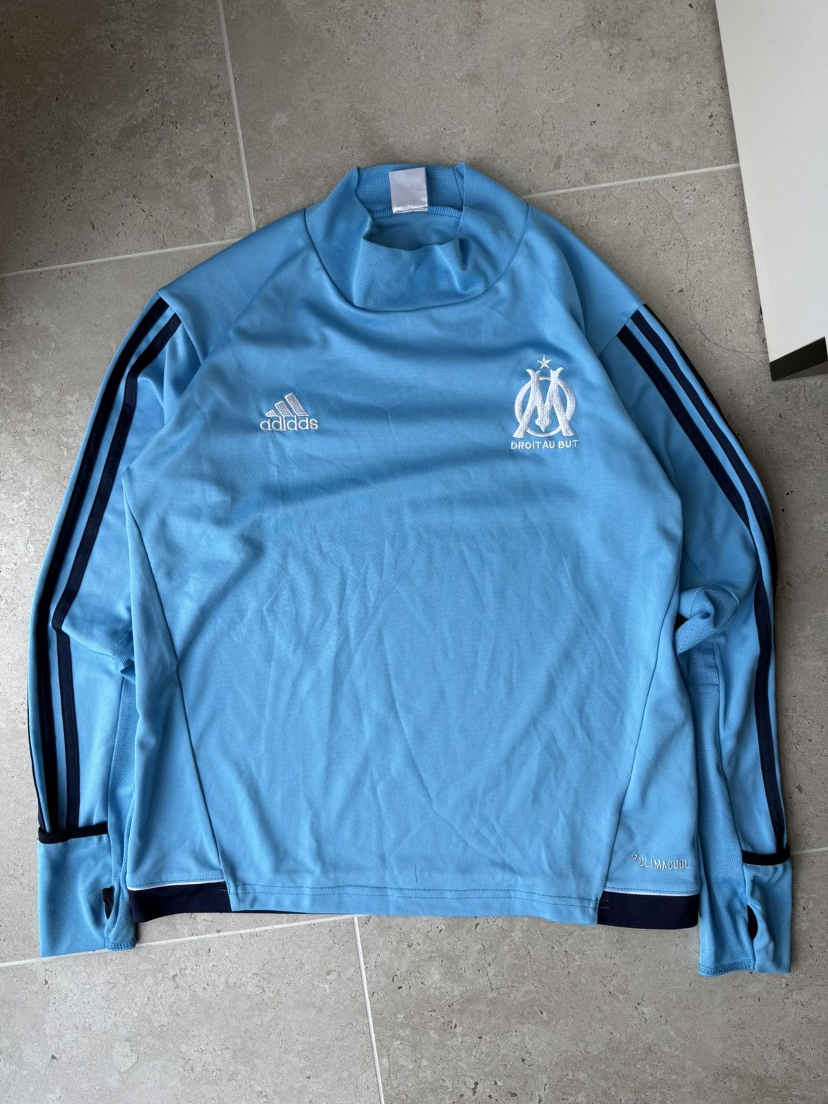 Adidas Vintage Adidas Marseille Track Suit Size M Size US M / EU 48-50 / 2 - 2 Thumbnail