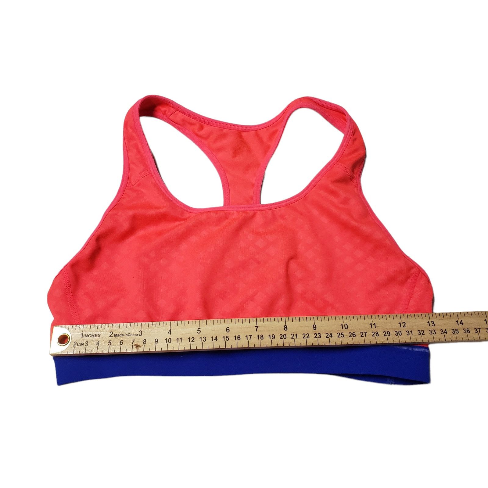 Champion Champion Bra Womens Small Power Core Orange Blue Sports Bra Size ONE SIZE - 7 Thumbnail