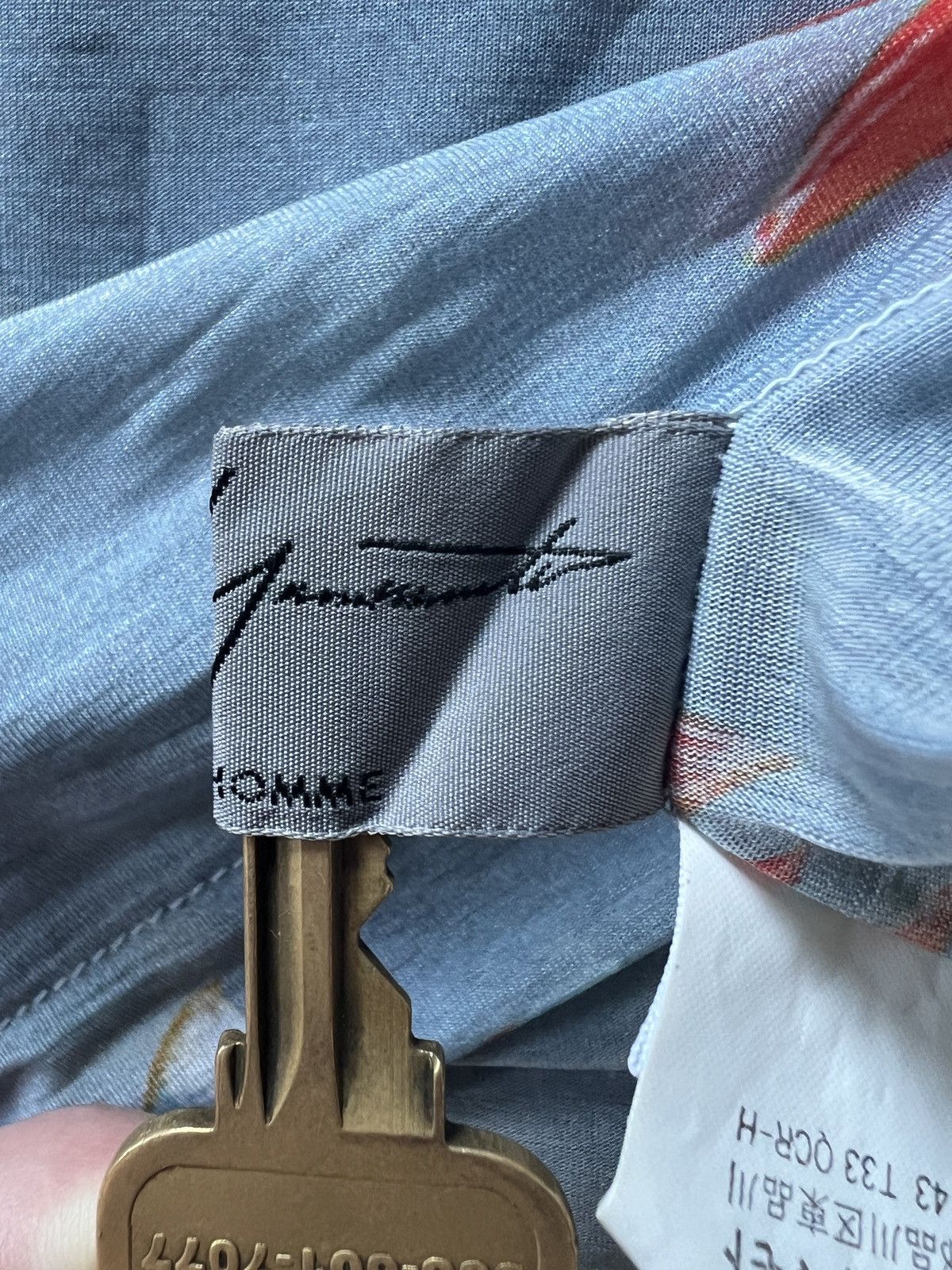 Yohji Yamamoto Yohji Yamamoto Pour Homme SS02 Floral Short Sleeve Shirt Size US M / EU 48-50 / 2 - 5 Thumbnail