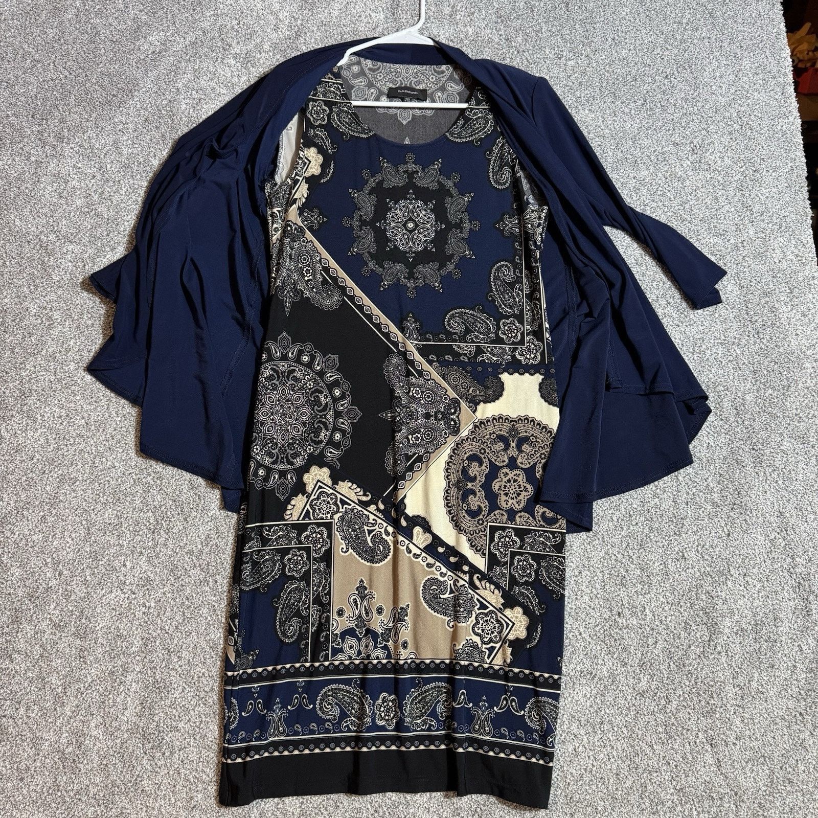 Other R&M Richards Cardigan Dress 6 Boho Ornate Medallion Paisley Size M / US 6-8 / IT 42-44 - 8 Thumbnail