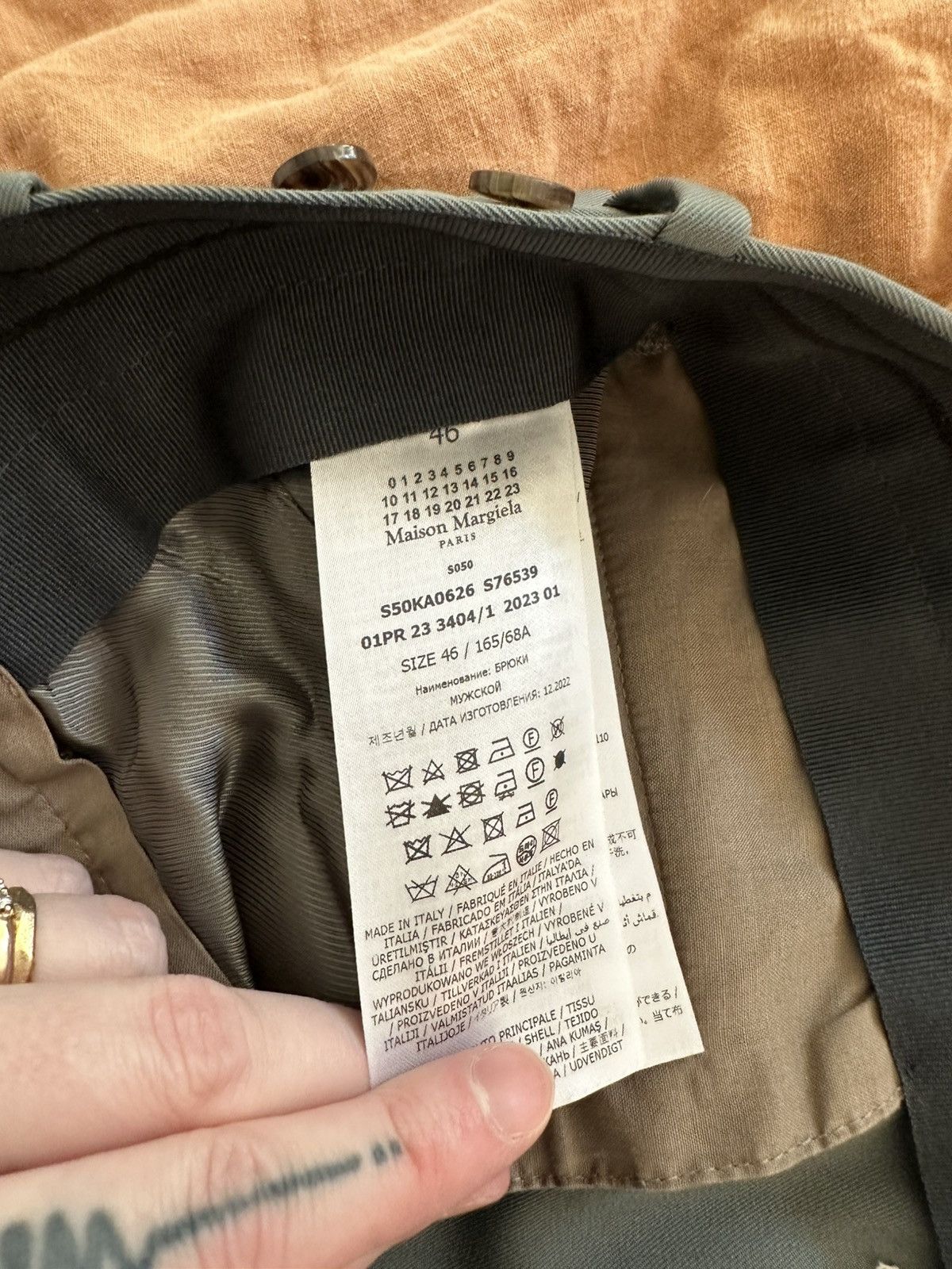 Maison Margiela Maison Margiela Sage Tailored Gabardine Suit Size 36R - 15 Thumbnail
