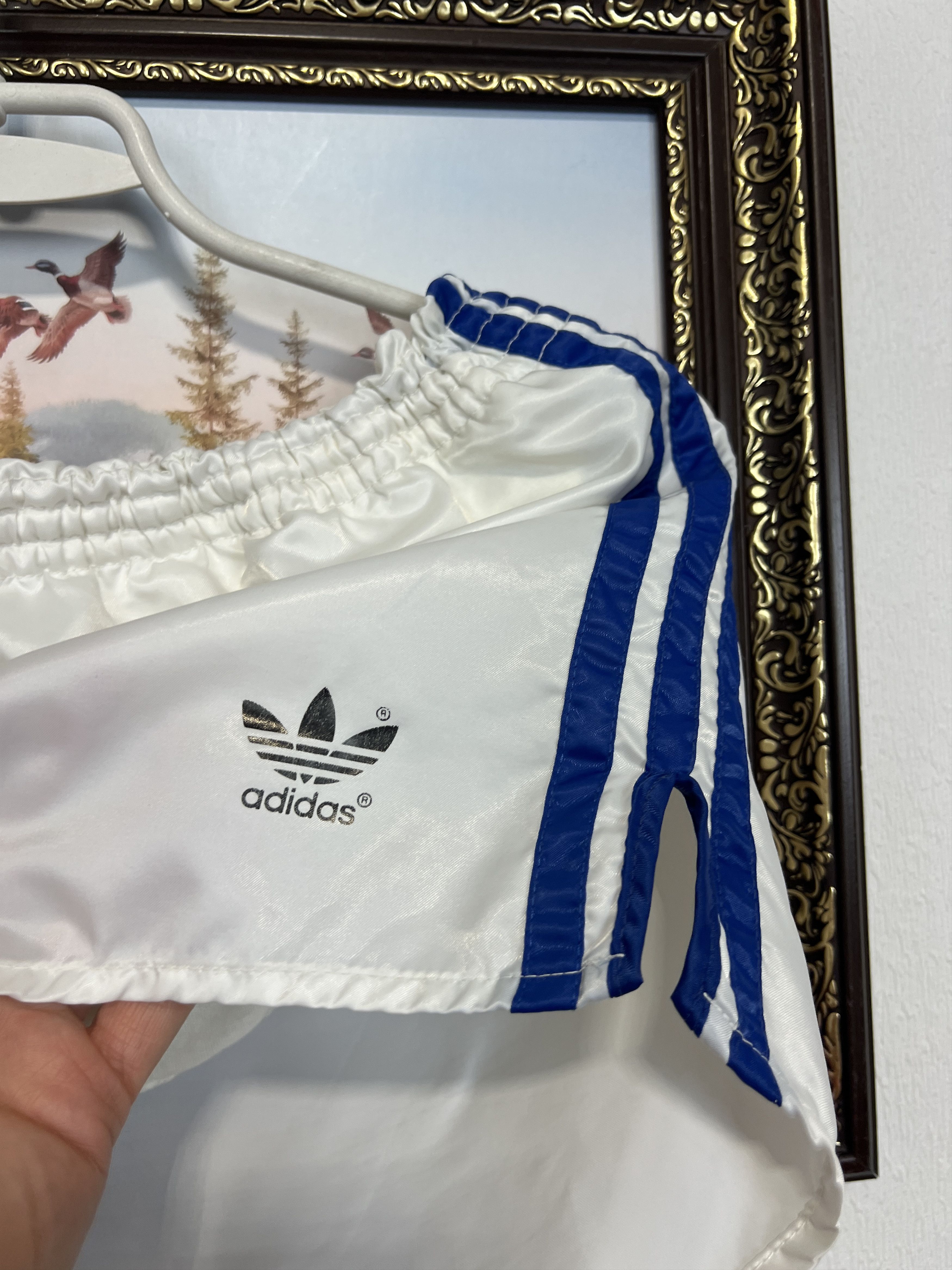 Adidas Vintage Adidas West Germany Nylon Shorts Run Athletic Rare Size US 32 / EU 48 - 4 Thumbnail
