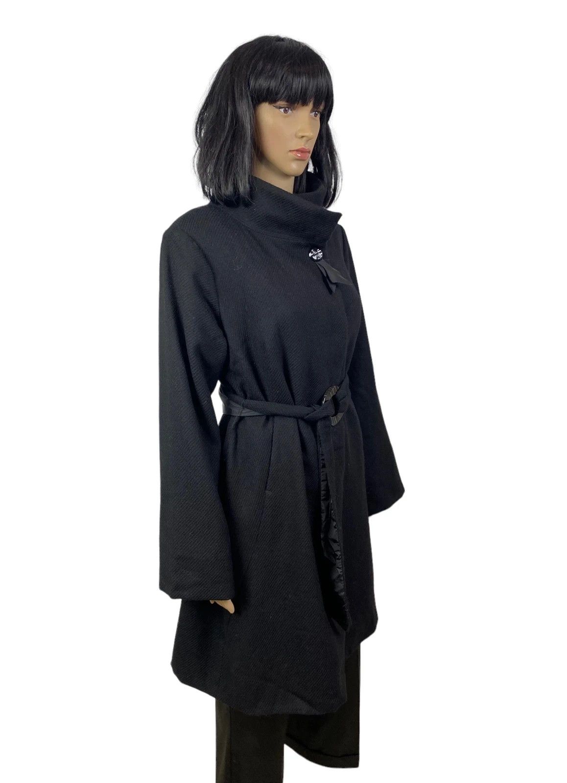 DOROTHEE SCHUMACHER Schumacher Wool Coat Belted size XL Size XL / US 12-14 / IT 48-50 - 3 Thumbnail
