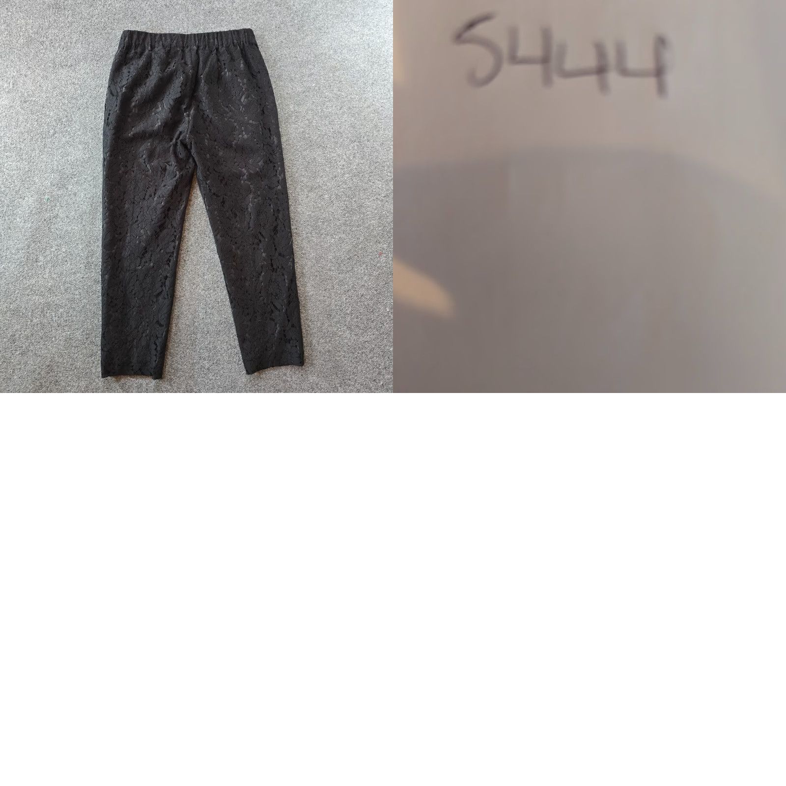 J.Crew J.CREW Pants Womens Size 6 Black Lace Lined Tapered Pull On Capsule Minimalist Shirt? Size 28" / US 6 / IT 42 - 8 Thumbnail