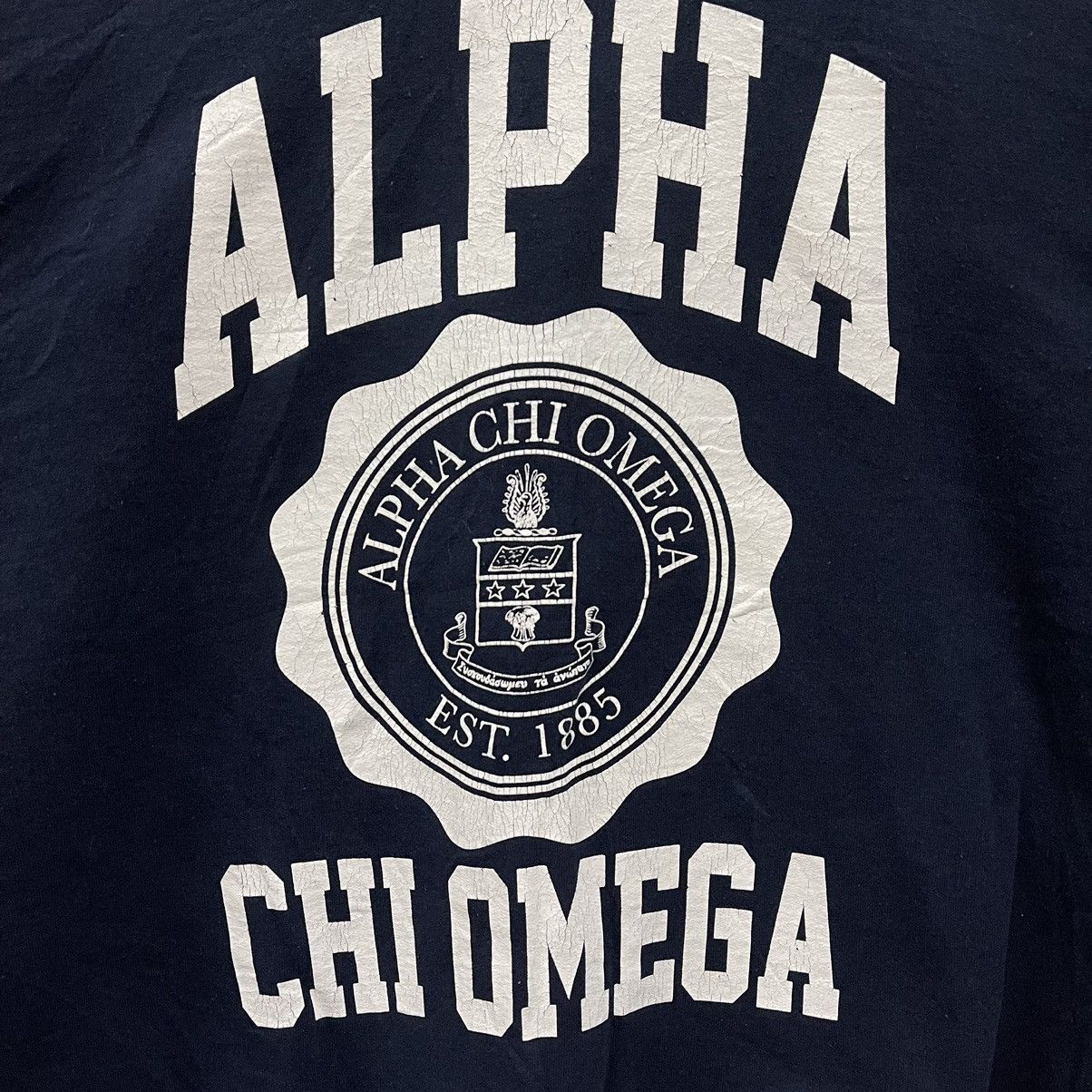 Vintage Vintage Alpha Chi Omega Sweatshirt Pullover Size US L / EU 52-54 / 3 - 2 Thumbnail