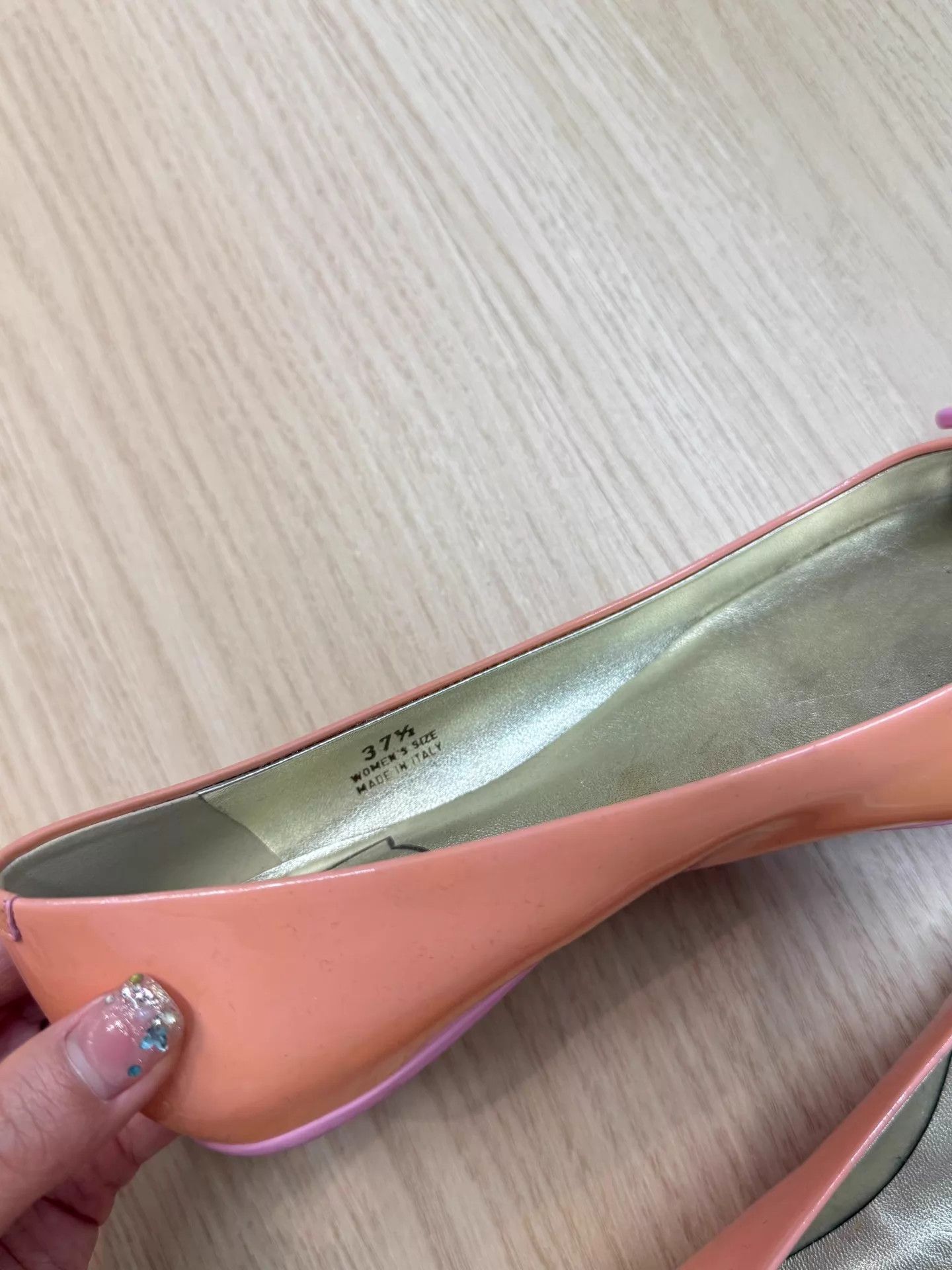 Roger Vivier Roger Vivier Pink Square Buckle Flats 37.5 New Size US 7 / IT 37 - 5 Thumbnail