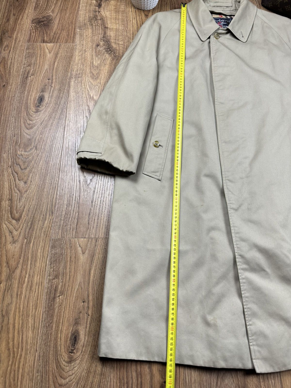 Burberry Vintage trench coat Burberry original luxury streetwear item Size XL / US 12-14 / IT 48-50 - 7 Thumbnail