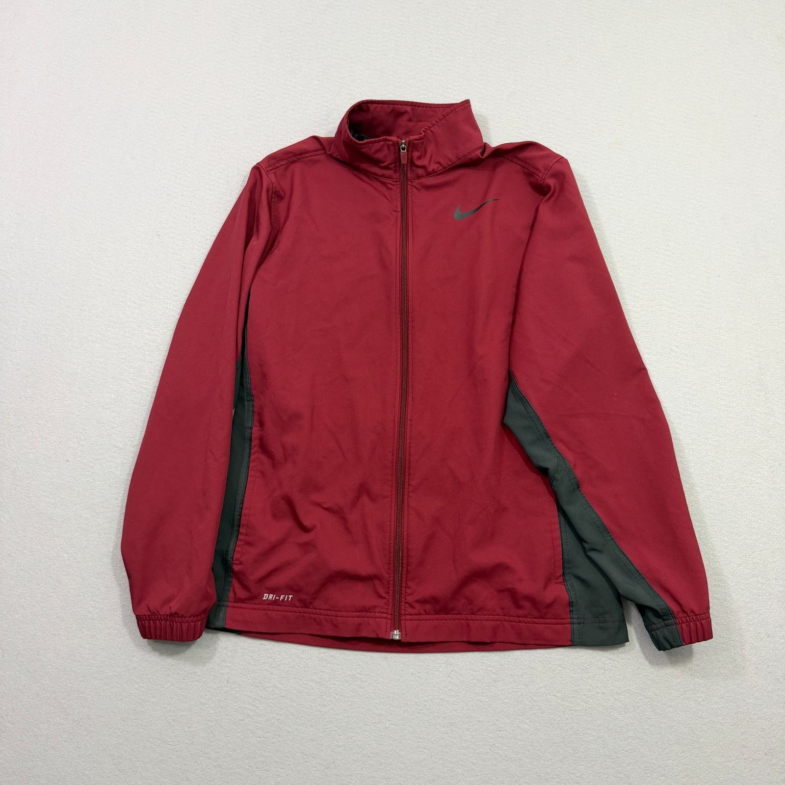 Nike Nike Full Zip Track Jacket Men's Medium Red Windbreaker Size US M / EU 48-50 / 2 - 1 Thumbnail