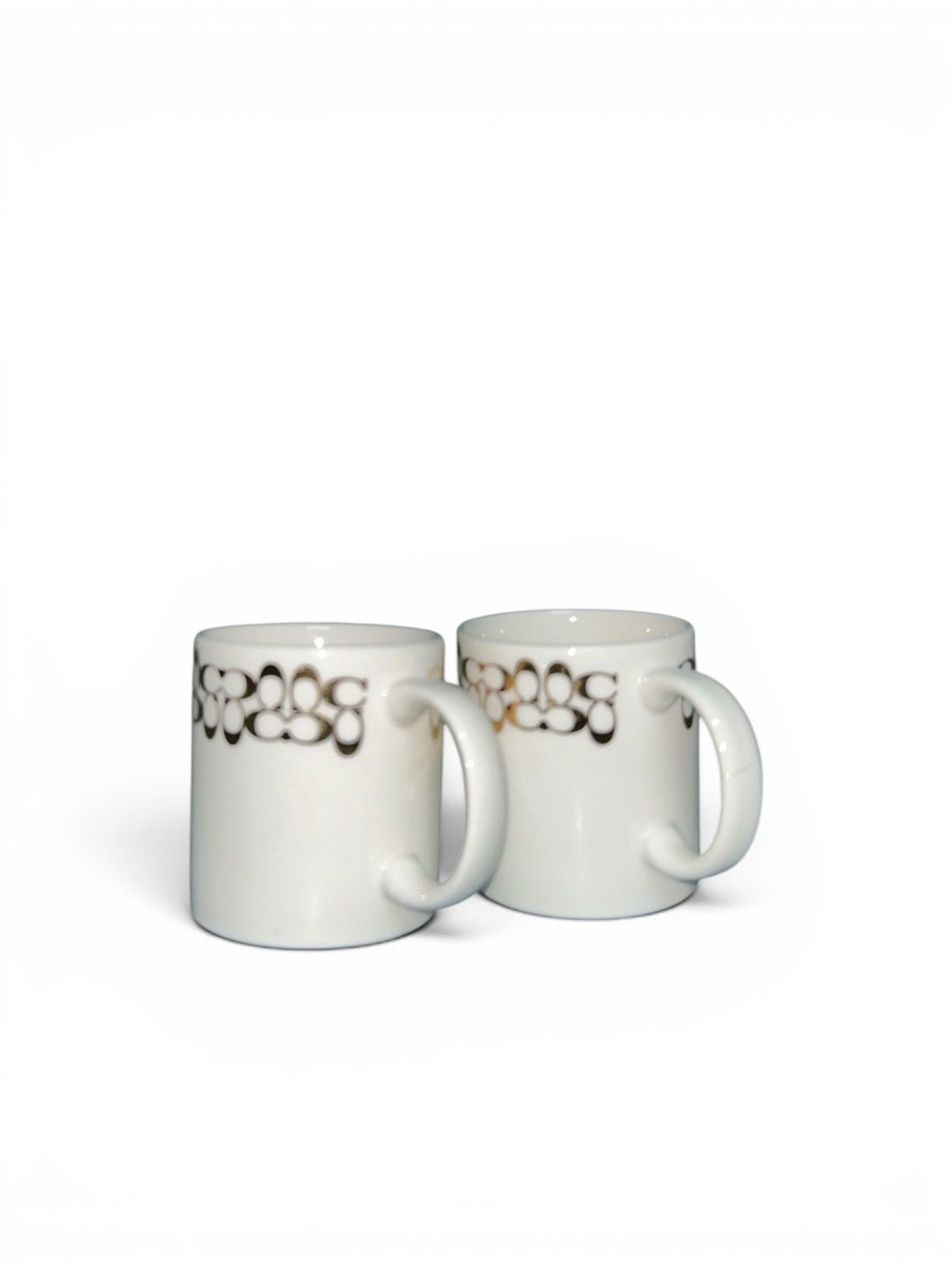 Coach Signature Monogram Gold Exclusive Mugs Size ONE SIZE - 2 Thumbnail