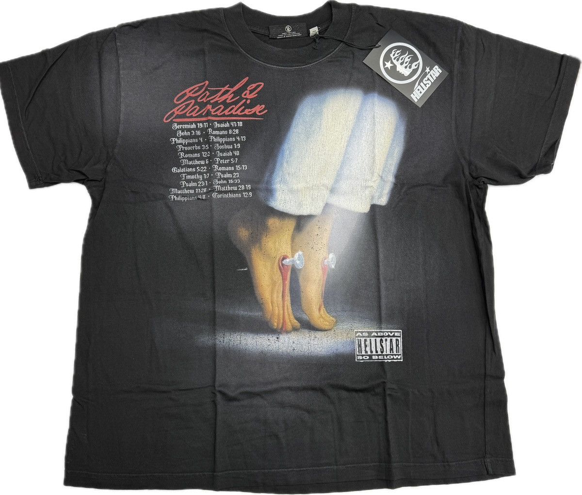 HELLSTAR Hellstar Nailed Tour T-shirt Size US XL / EU 56 / 4 - 1 Thumbnail