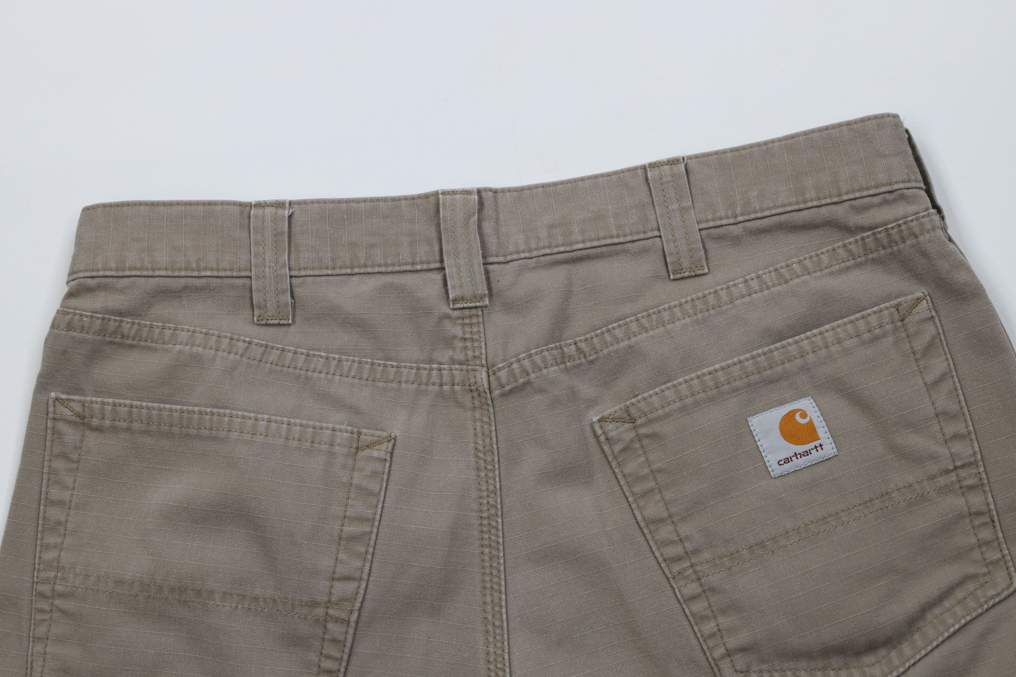 Carhartt Vintage Y2K Carhartt Spell Ripstop Above Knee Shorts Beige Size US 33 - 8 Thumbnail