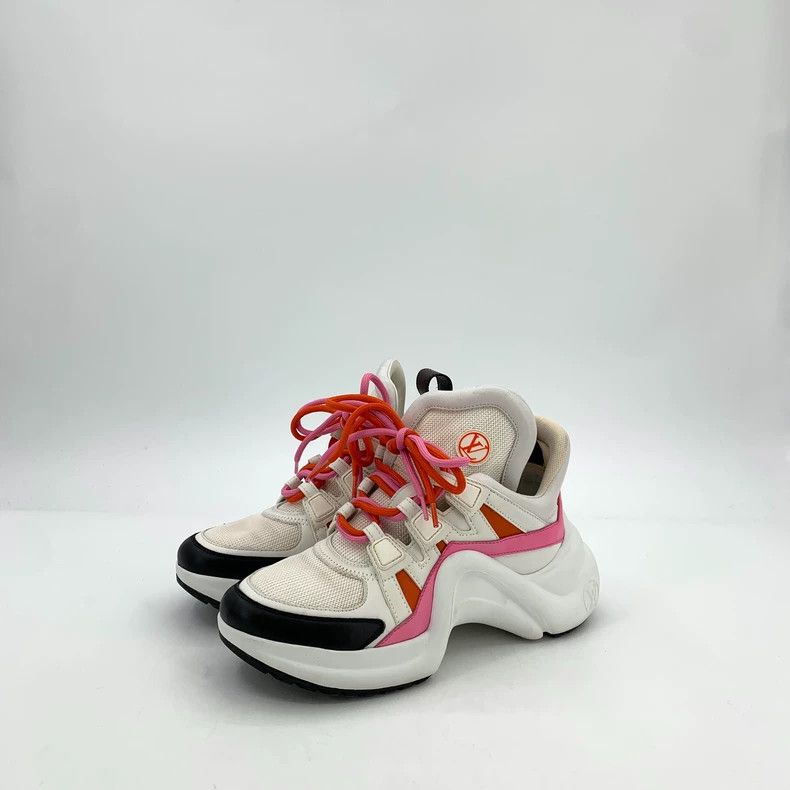 Louis Vuitton Louis Vuitton Archlight color-block logo lace-up platform Size US 4.5 / IT 34.5 - 1 Thumbnail