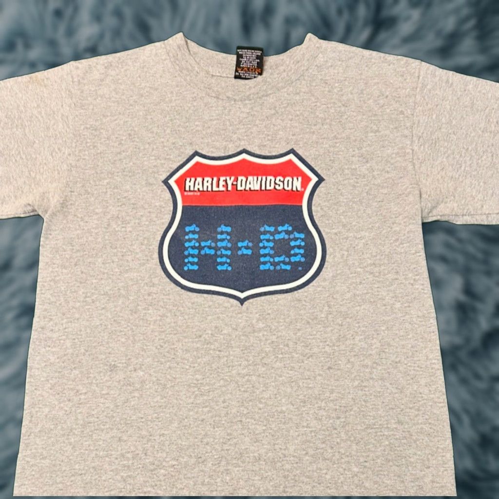 Harley Davidson VINTAGE Harley-Davidson Portugal 2001 VTG Shirt Mens Size S Gray Biker 90s Y2K Hip Hop Shirt Men Size US S / EU 44-46 / 1 - 1 Thumbnail