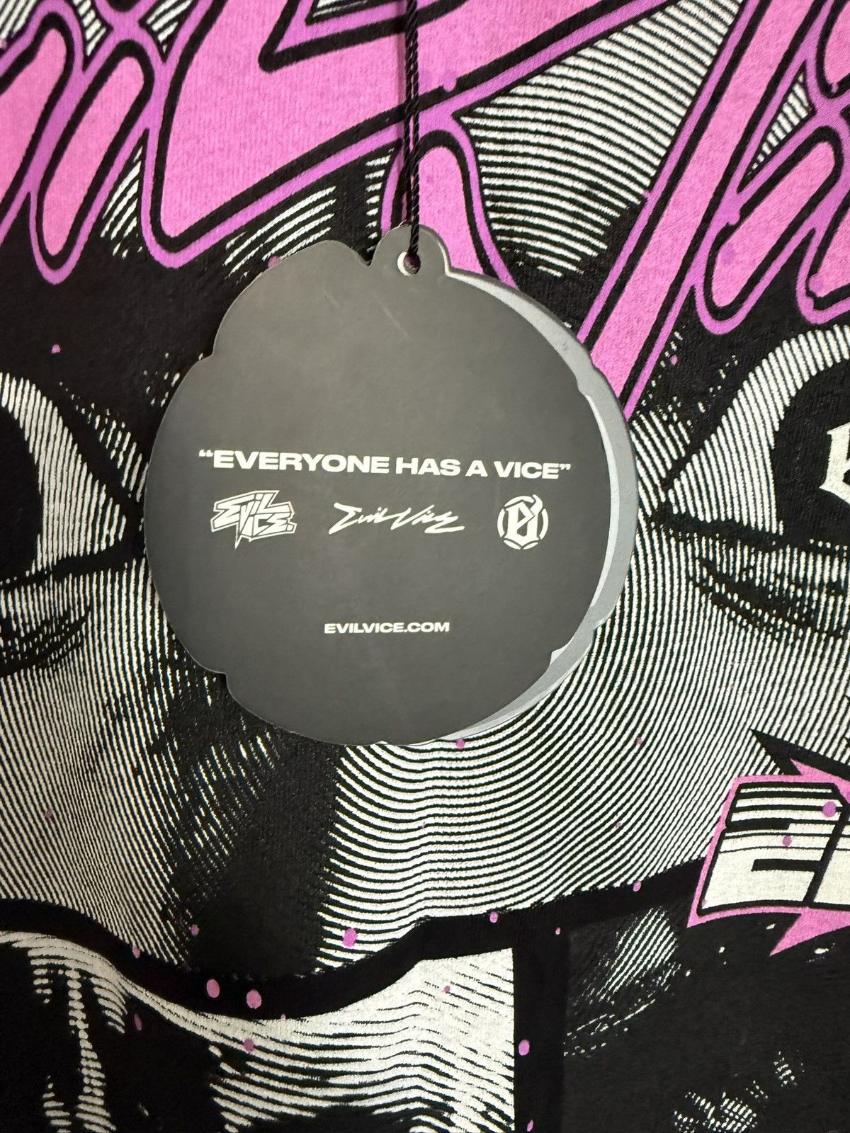 Other Evil Vice Long Sleeve Tee with Pink Graphic Skull Men’s S Size US S / EU 44-46 / 1 - 4 Thumbnail