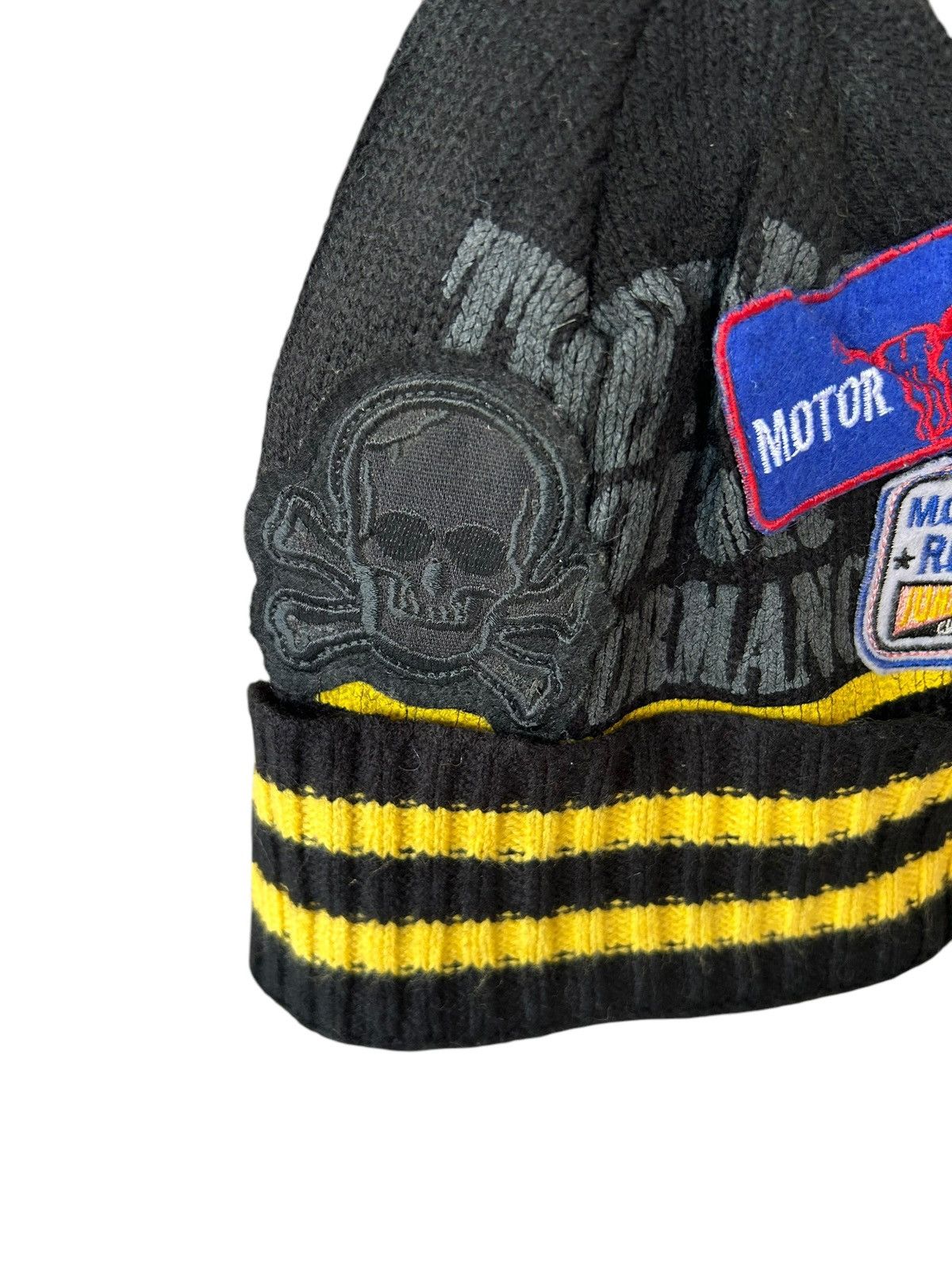 Japanese Brand × Kapital × Vintage Skull Motorcycle Japanese Style Beanie Hats Size ONE SIZE - 9 Thumbnail