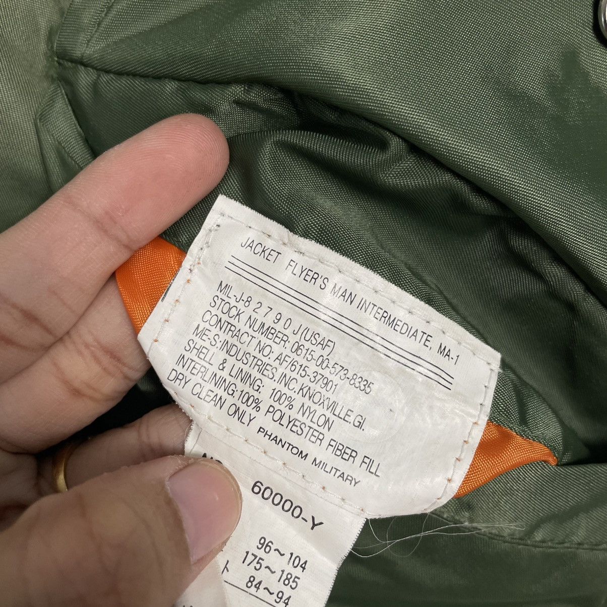 Japanese Brand Phantom Military MA-1 Nylon Flight Bomber Jacket Size US L / EU 52-54 / 3 - 18 Thumbnail