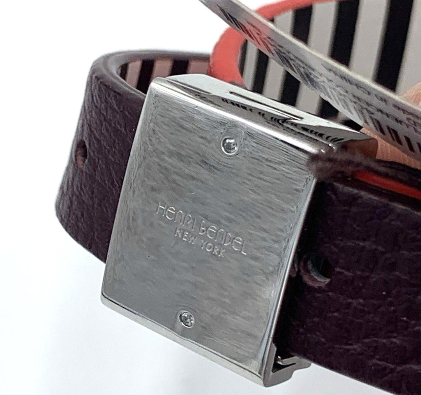 Other Henri Bendel 2-Tone Red Brown Leather Wrap Bracelet Size ONE SIZE - 4 Thumbnail