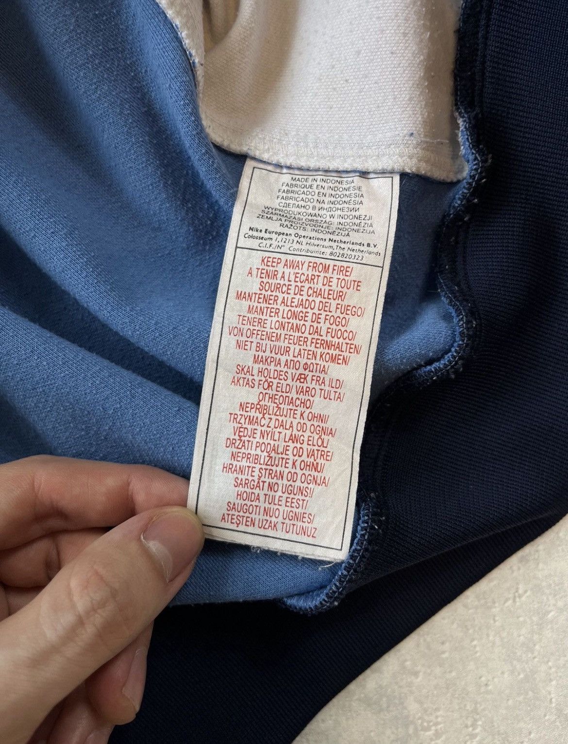 Nike × Vintage 90s Nike Retro Logo Vintage Y2K Track Jacket Size US L / EU 52-54 / 3 - 5 Thumbnail