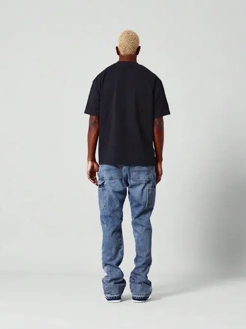 Japanese Brand × Vintage Stacked Workwear Skinny Jeans Size US 32 / EU 48 - 2 Thumbnail