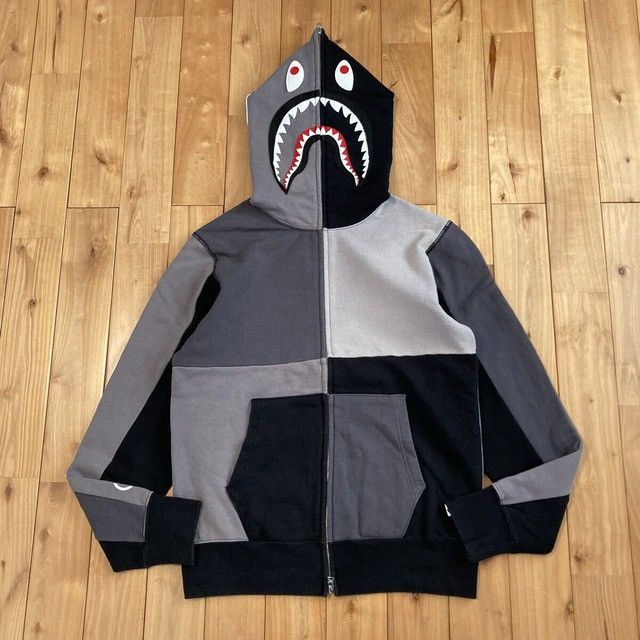Bape BAPE Crazy color shark full zip hoodie a bathing ape Size US M / EU 48-50 / 2 - 1 Thumbnail