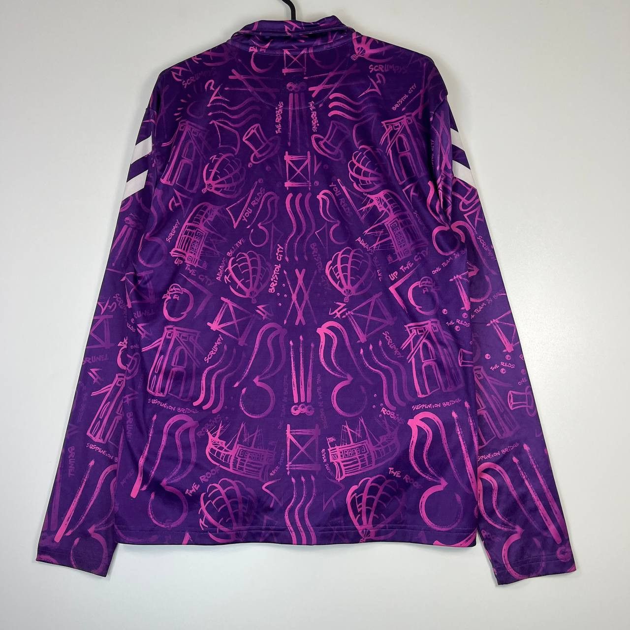 Hummel Hummel Bristol City Training Top Half Zip Purple Mens Size S Size US S / EU 44-46 / 1 - 9 Thumbnail