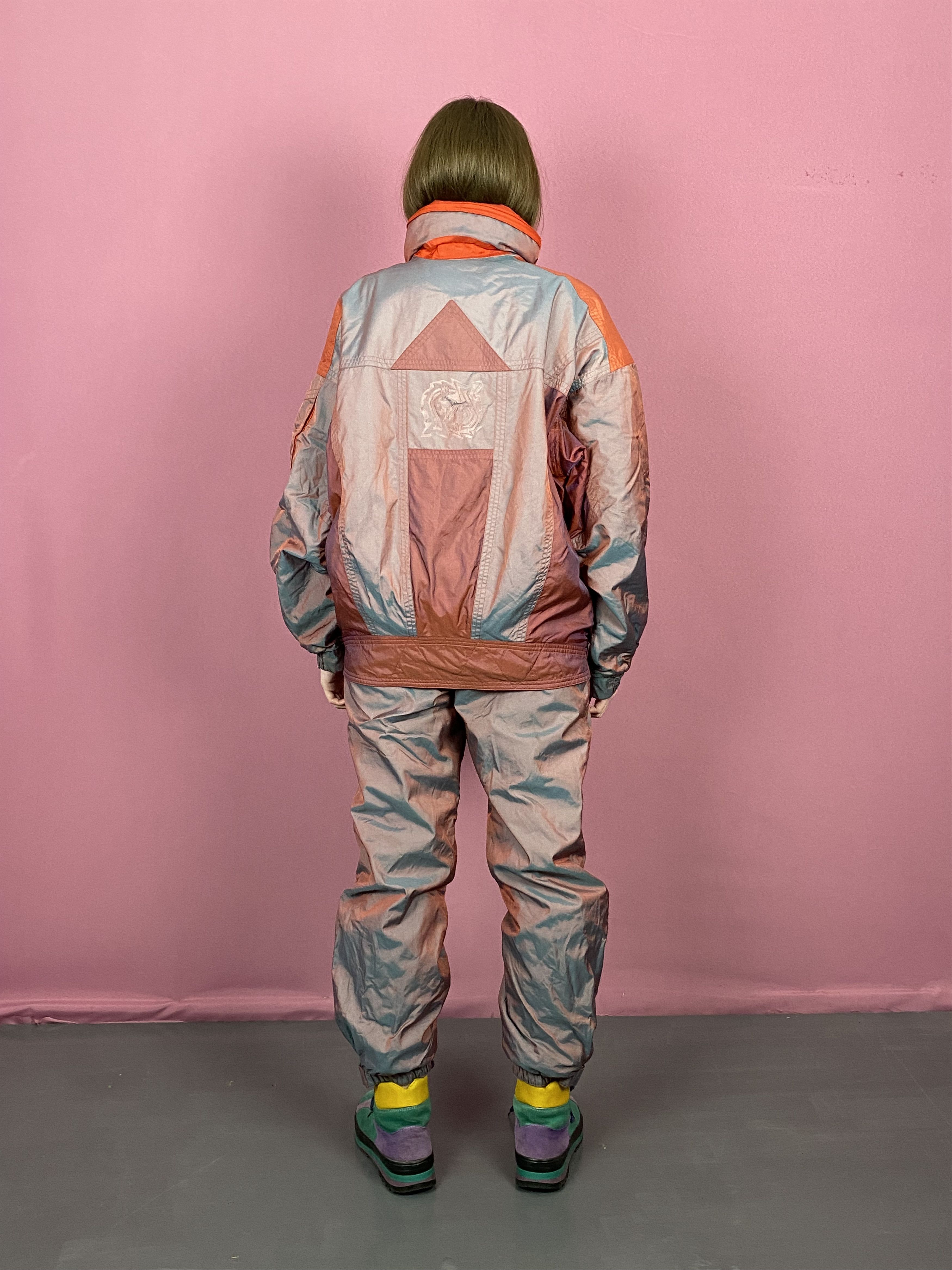 Vintage 90s Vintage Women's Ski Suit Set - 42 Jacket & Pants Size M / US 6-8 / IT 42-44 - 4 Thumbnail