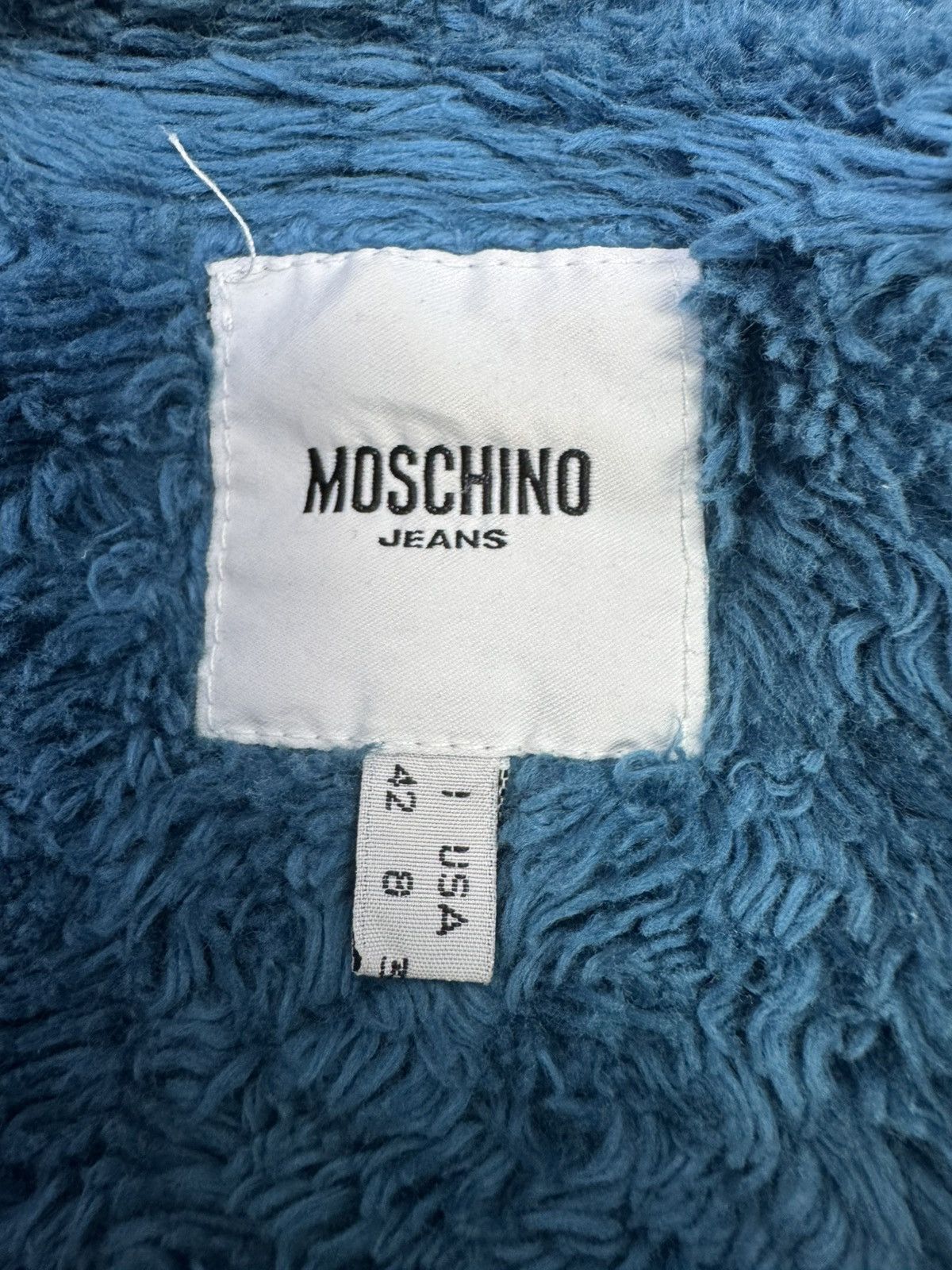 Moschino Moschino Denim Fleece Jacket Size M / US 6-8 / IT 42-44 - 10 Thumbnail