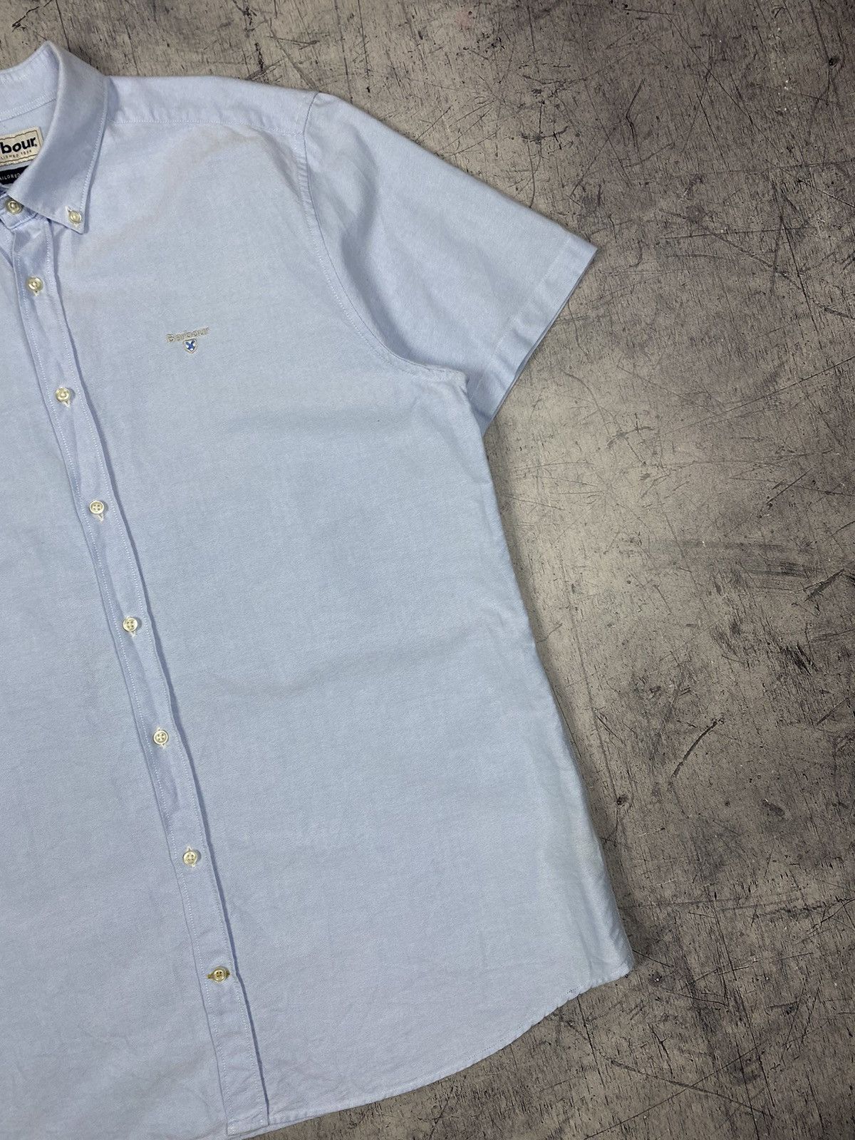 Barbour Vintage Barbour Designer Basic Button Up Shirt Size US L / EU 52-54 / 3 - 3 Thumbnail