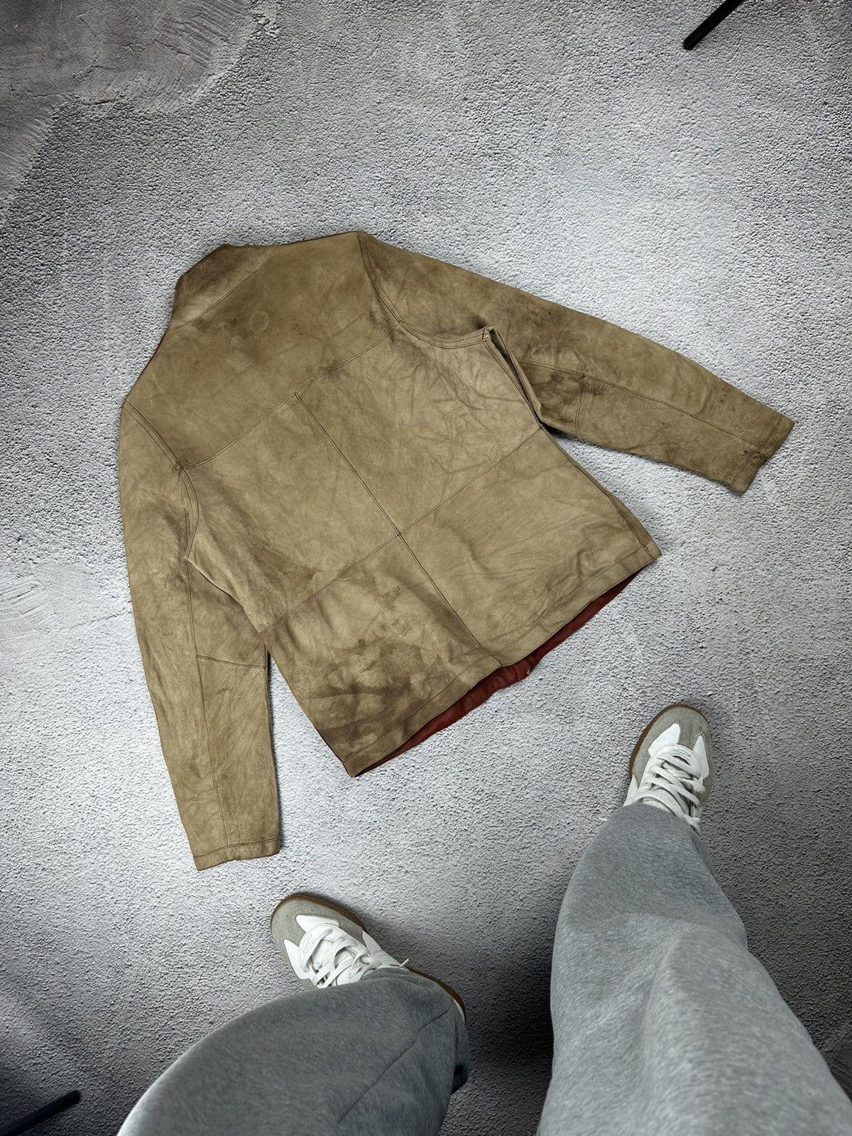 Genuine Leather Double-Sided Leather Jacket Diesel Style Reversible Faded Size M / US 6-8 / IT 42-44 - 4 Thumbnail