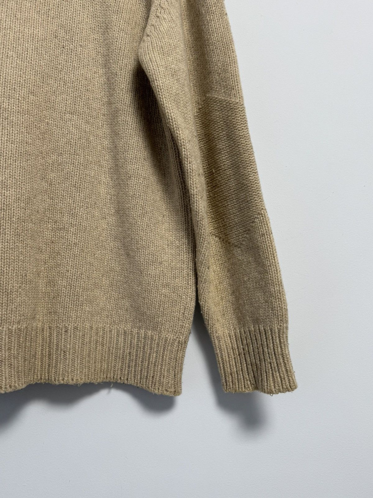 Fred Perry Fred Perry 1/4 Zip Sweater Wool Beige Vintage 90’s Hype Size US XL / EU 56 / 4 - 17 Thumbnail
