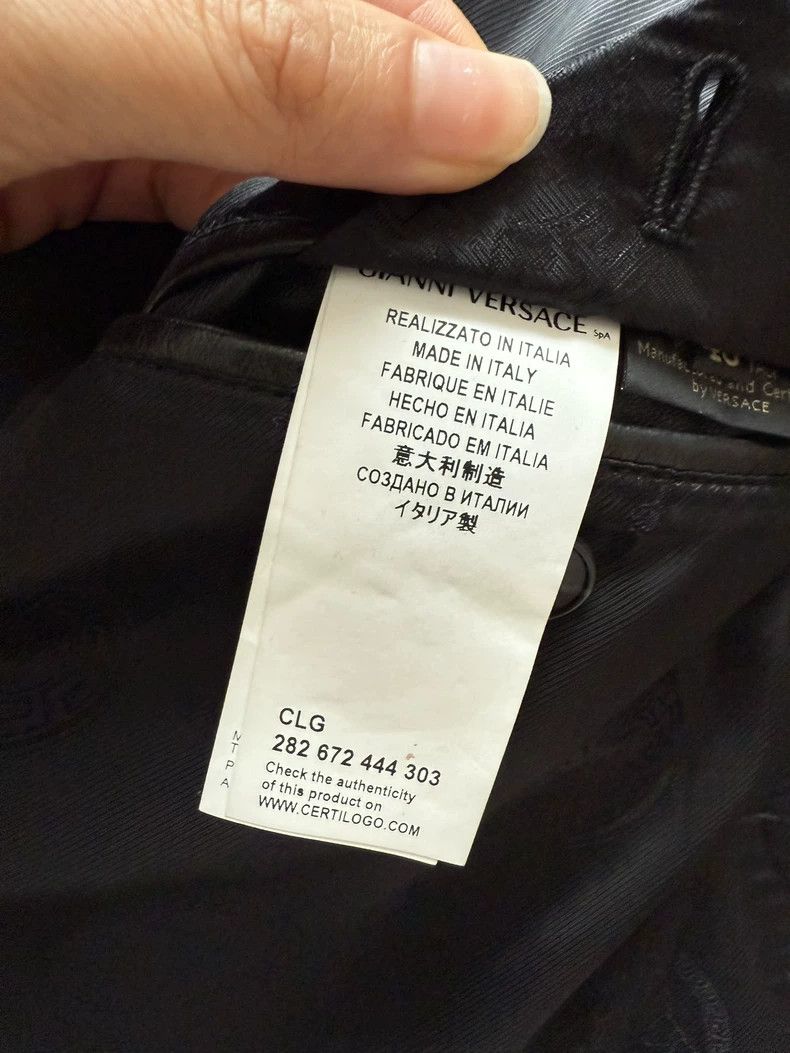 Versace Versace Genuine leather coat Size US S / EU 44-46 / 1 - 5 Thumbnail