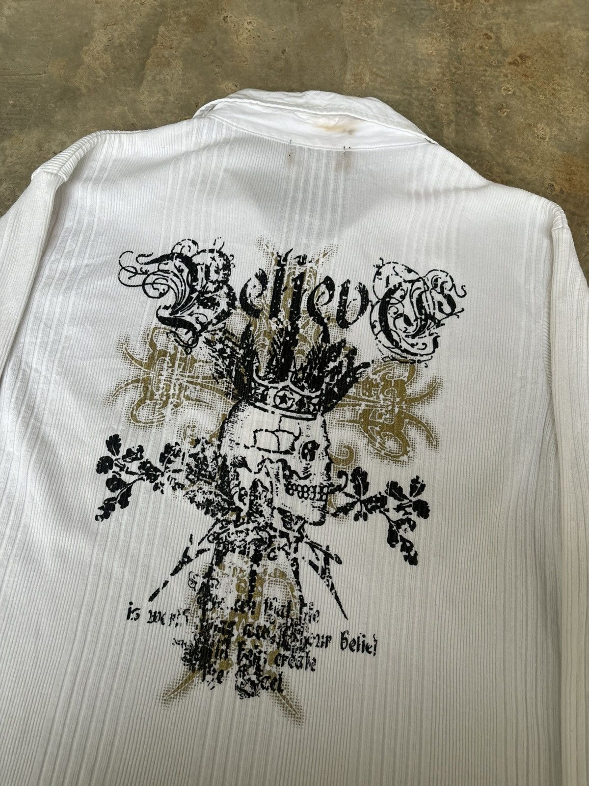 Hysteric Glamour Y2k Believe Skull Ifsixwasnine Punk Style Shirt Size US L / EU 52-54 / 3 - 4 Thumbnail