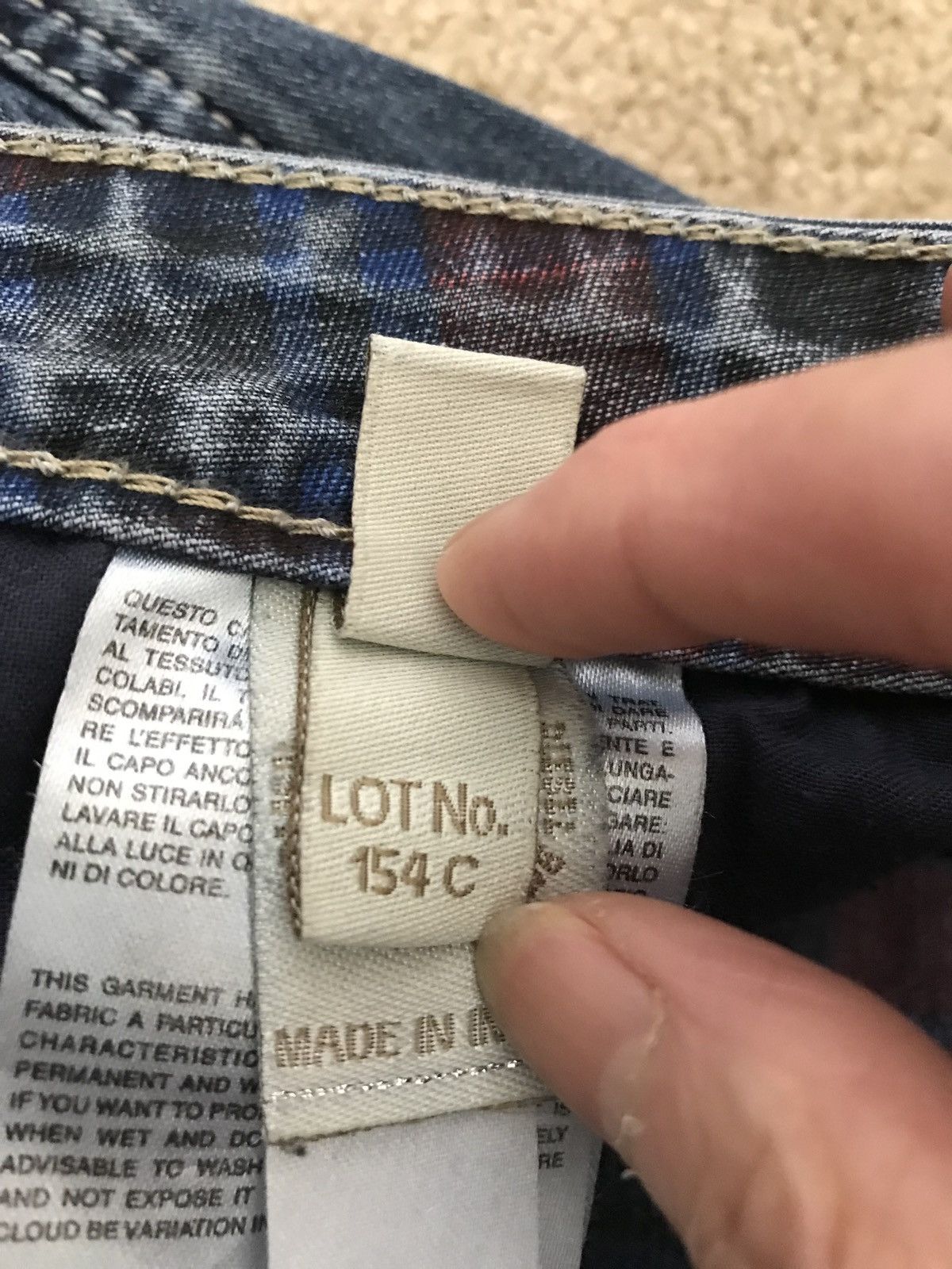 Diesel RARE Diesel Blue Wash Jeans Size US 36 / EU 52 - 3 Thumbnail