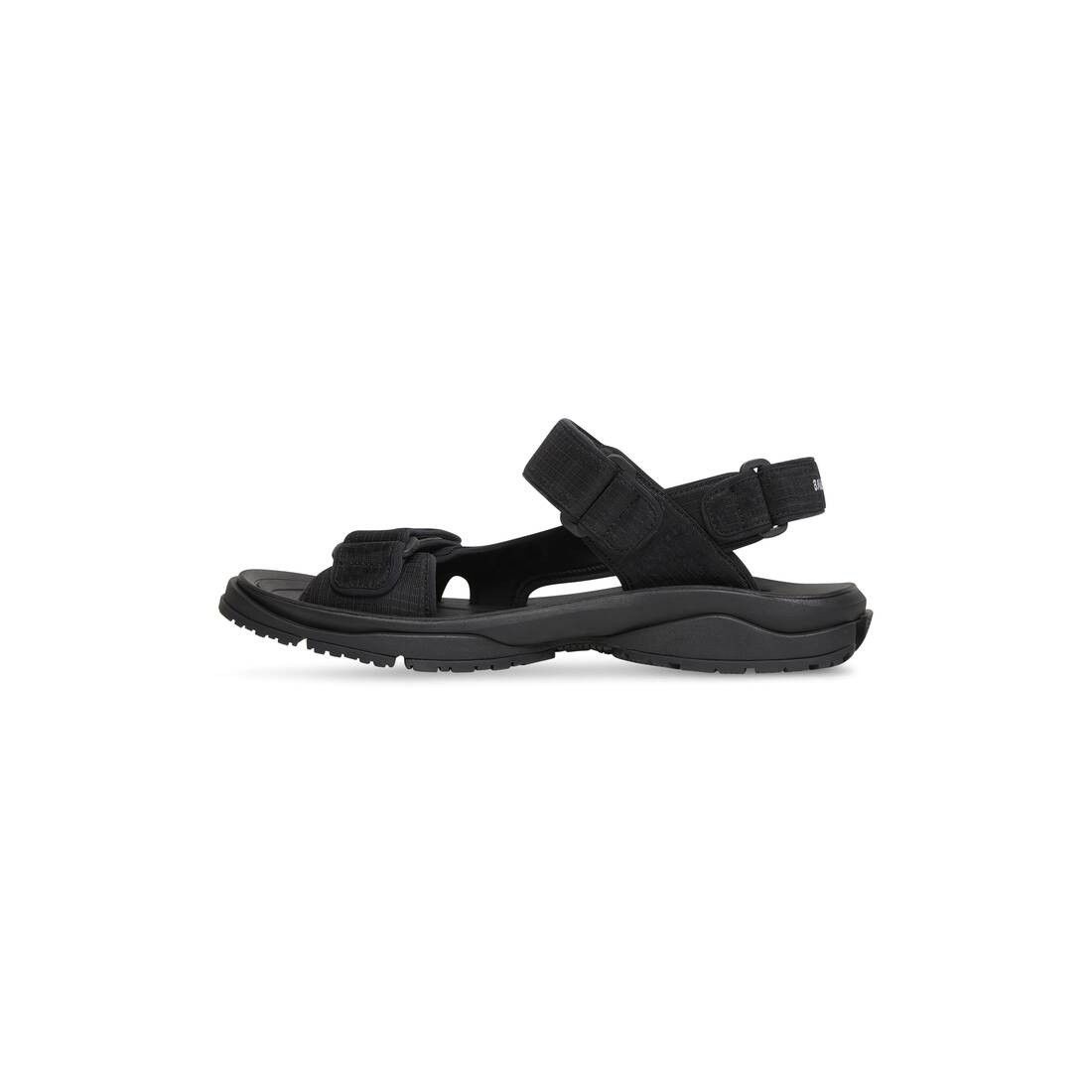 Balenciaga o1mt1gz0325 Tourist Sandals in Black Size US 7 / EU 40 - 4 Thumbnail