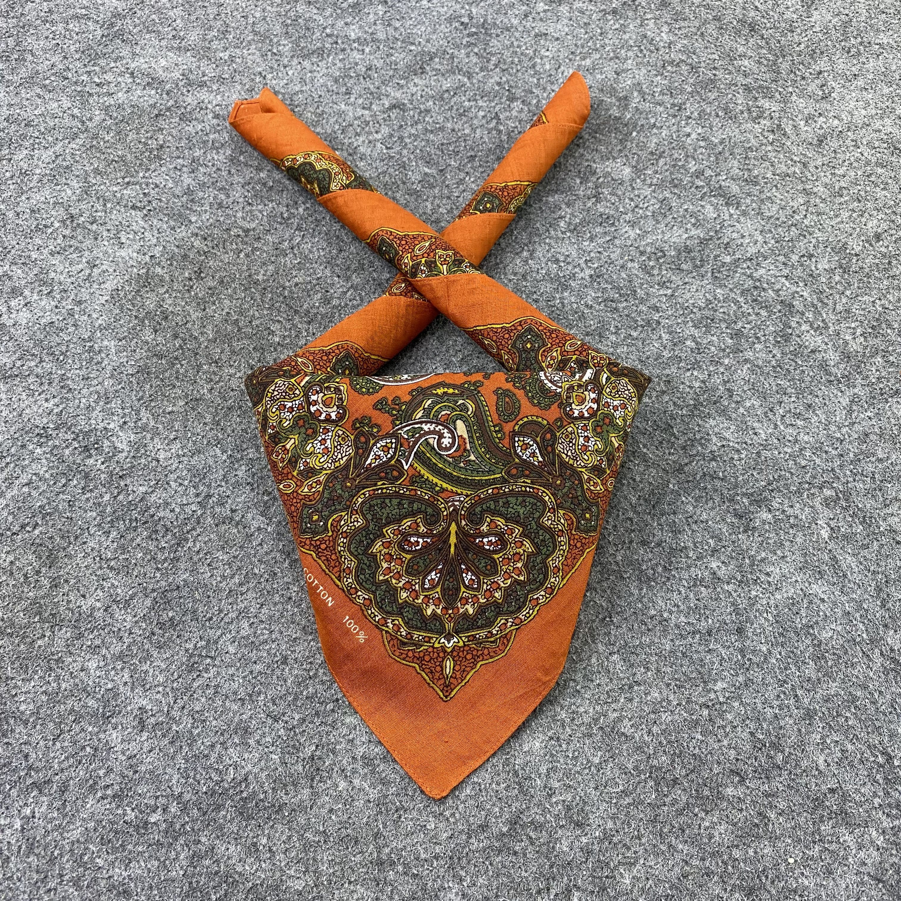 Japanese Brand Paislee Handkerchief / Bandana / Neckerchief-B1424 Size ONE SIZE - 4 Thumbnail