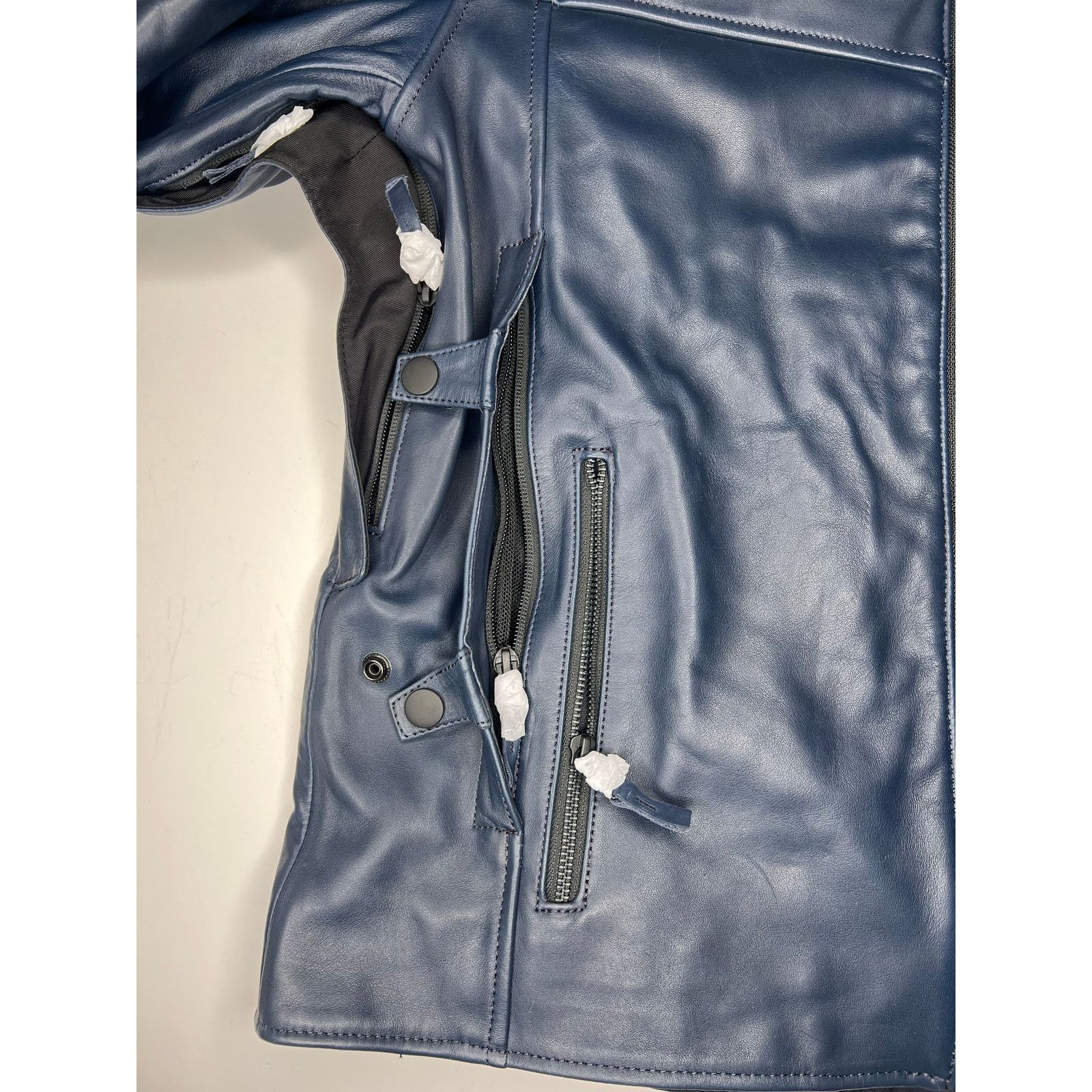 Harley Davidson Harley Davidson Capitol Triple Vent 2.0 Leather Jacket Blue Size US L / EU 52-54 / 3 - 5 Thumbnail