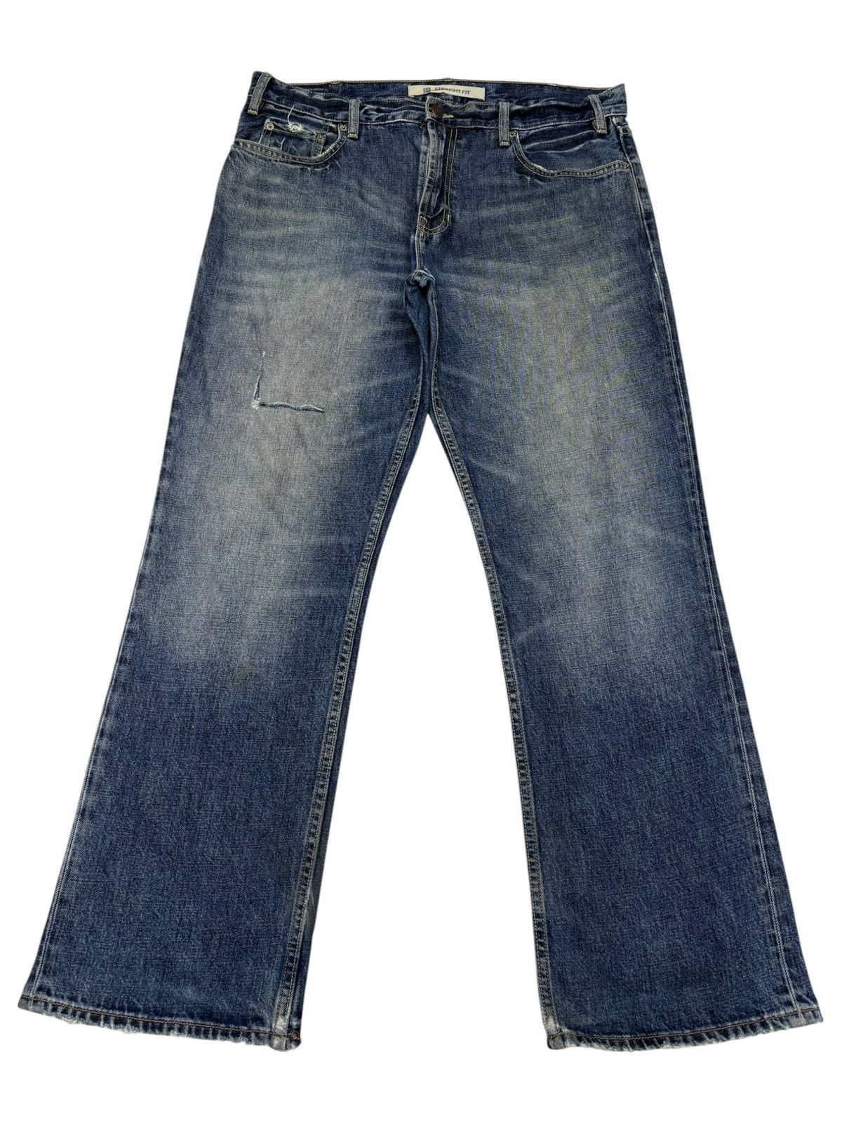 Kapital BAGGY FLARE JEANS DISTRESSED DENIM GAP AGE WASH JEANS Size US 37 - 1 Thumbnail