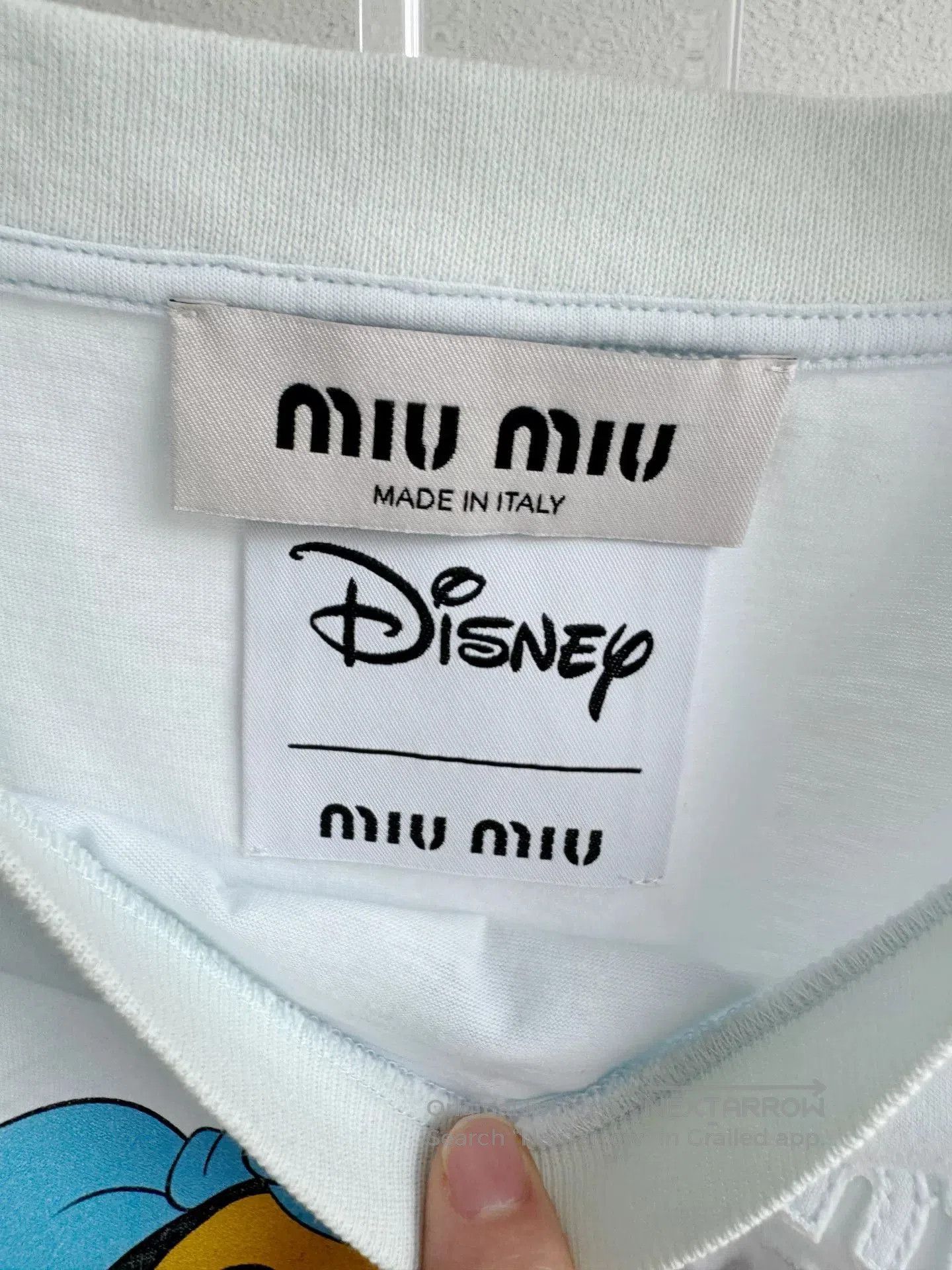 Miu Miu Miu Miu Disney Blue Short-Sleeve T-Shirt. Size M / US 6-8 / IT 42-44 - 5 Thumbnail