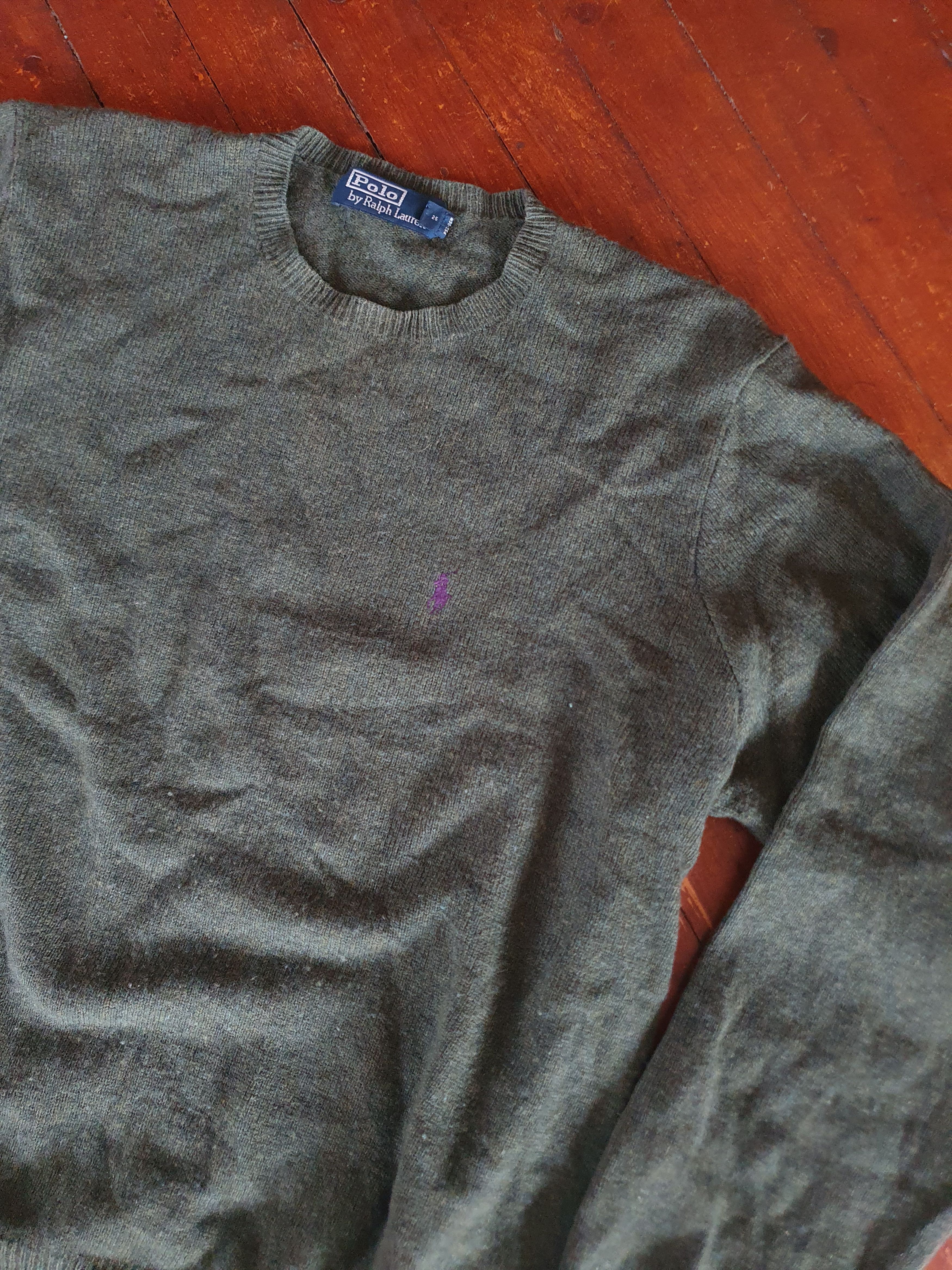 Polo Ralph Lauren Polo Ralph Lauren Lambswool Sweater Crew Neck sz L Size US L / EU 52-54 / 3 - 6 Thumbnail