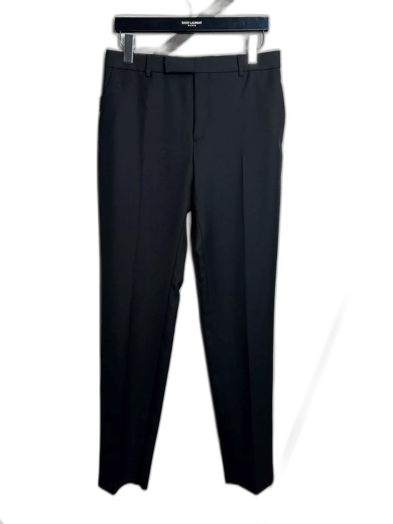 Celine Black Wool Slim-Fit Trousers Size 48 Size US 44 / EU 60 - 1 Thumbnail