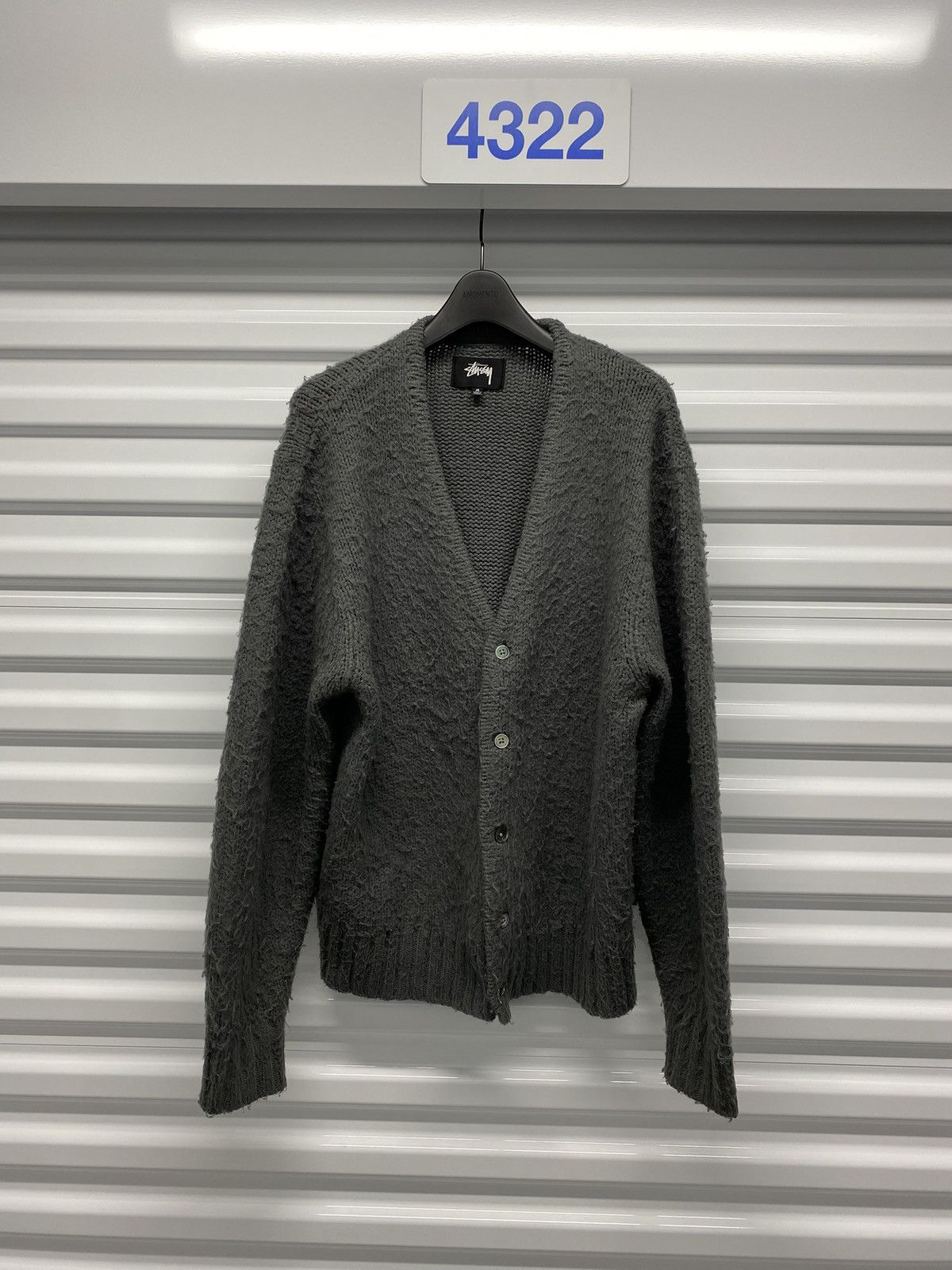 Stussy Stussy Shaggy Cardigan Grey - Medium Size US M / EU 48-50 / 2 - 1 Thumbnail