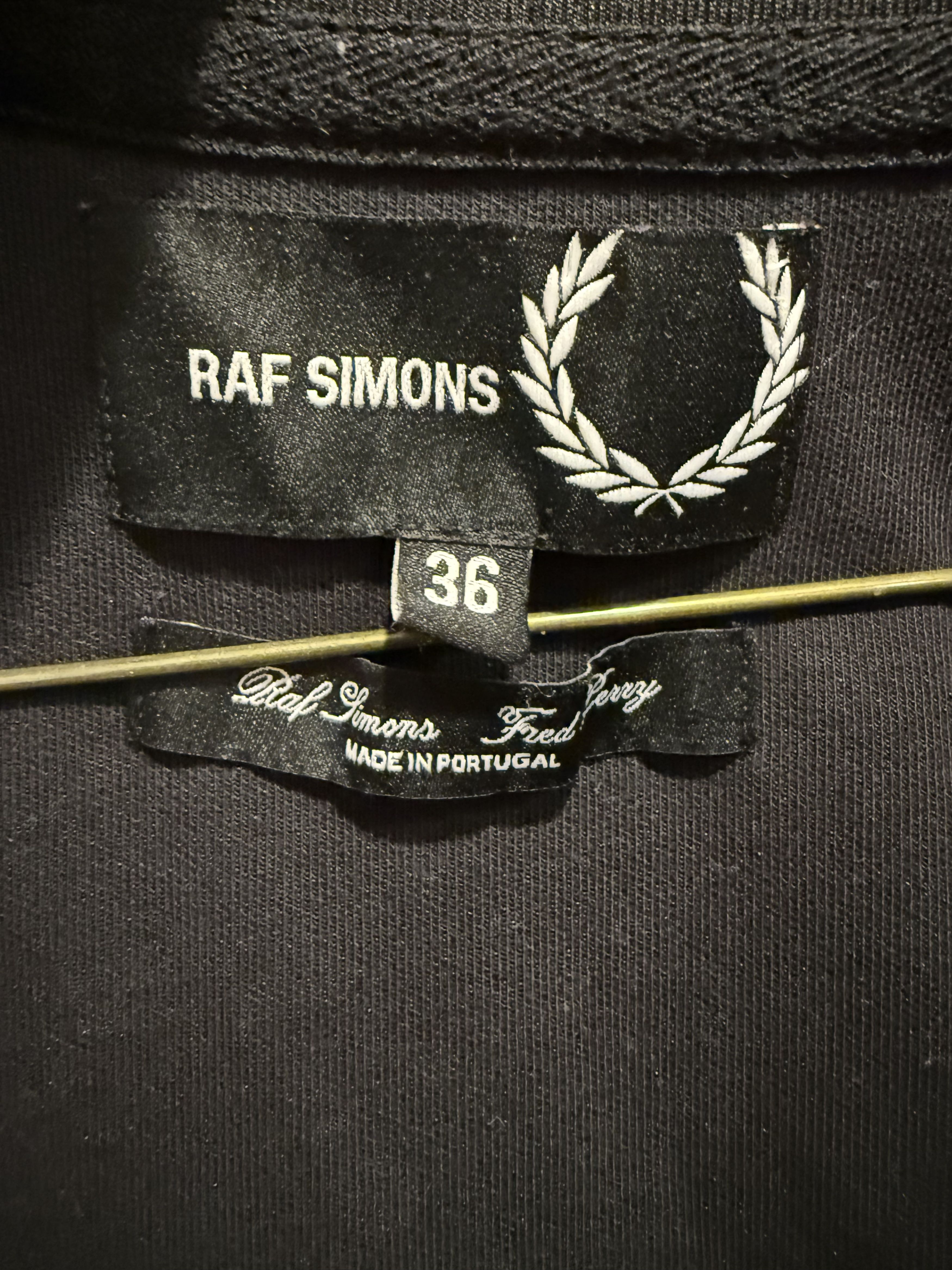 Fred Perry × Raf Simons Raf Simons X Fred Perry Black zip up track jacket Size US S / EU 44-46 / 1 - 5 Thumbnail