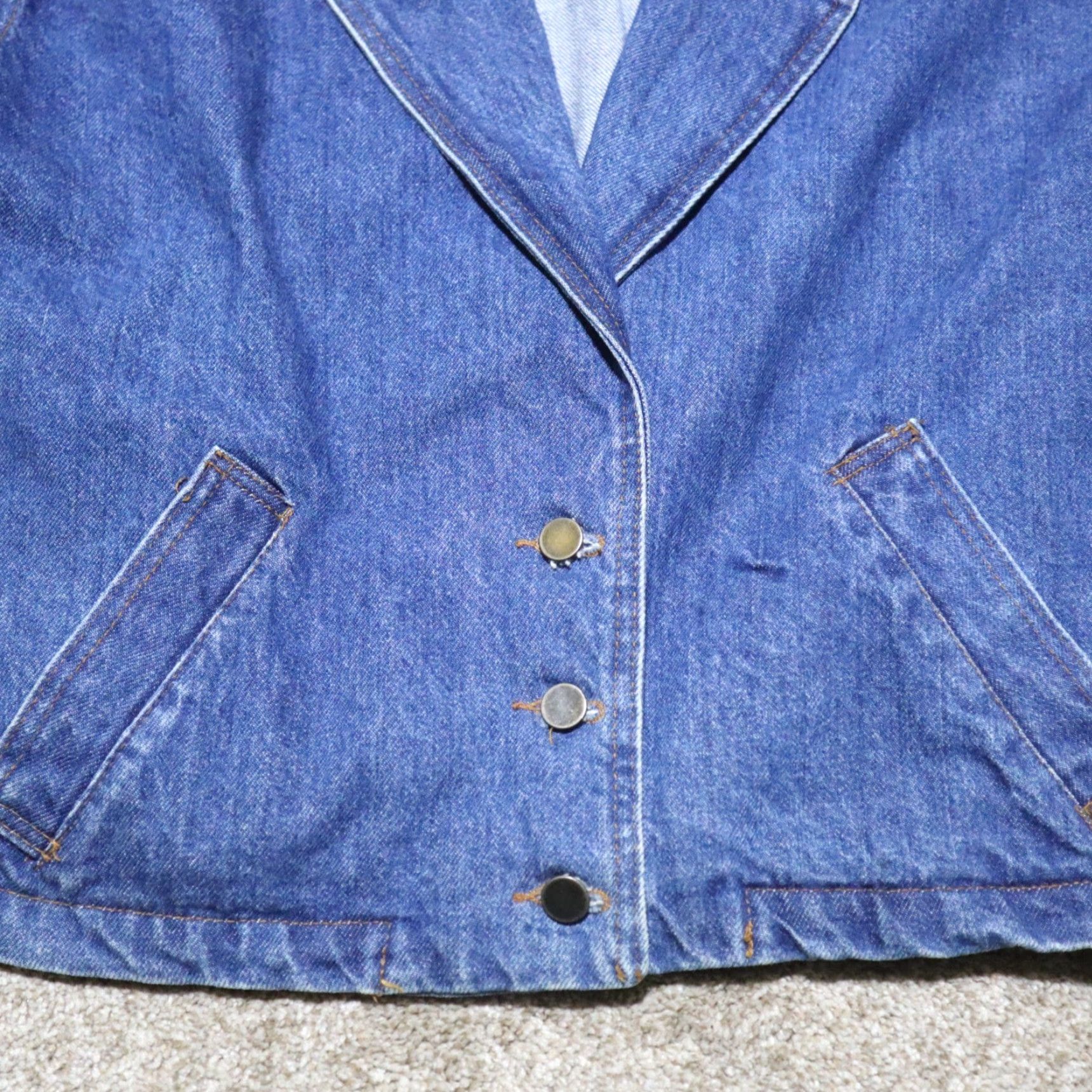 Denime Learsi Jacket Denim Women S Small Denim Size 28" / US 6 / IT 42 - 3 Thumbnail