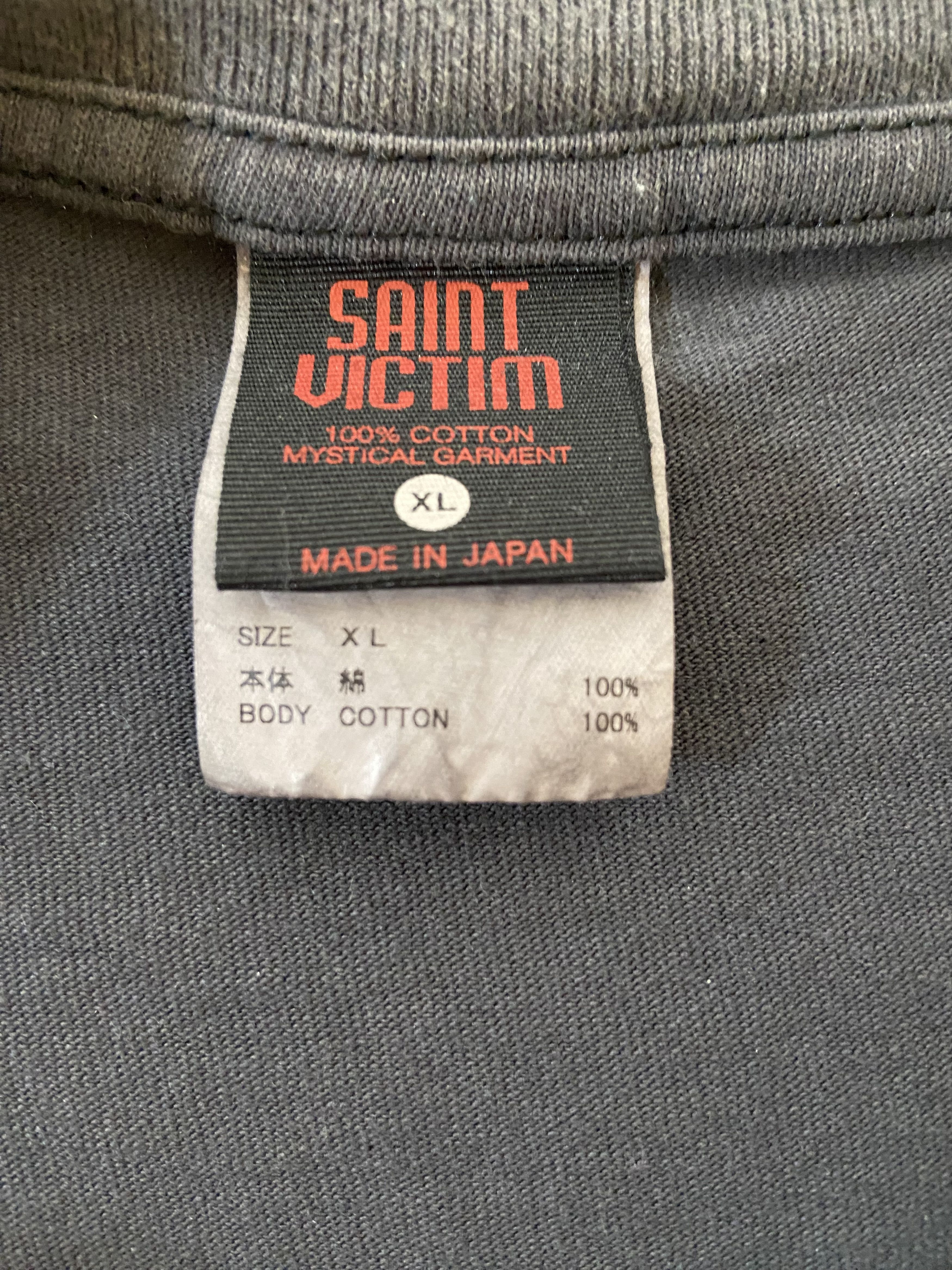 Saint Michael SAINT Michael x FREEDOM graphic print distressed t-shirt Size US XL / EU 56 / 4 - 3 Thumbnail