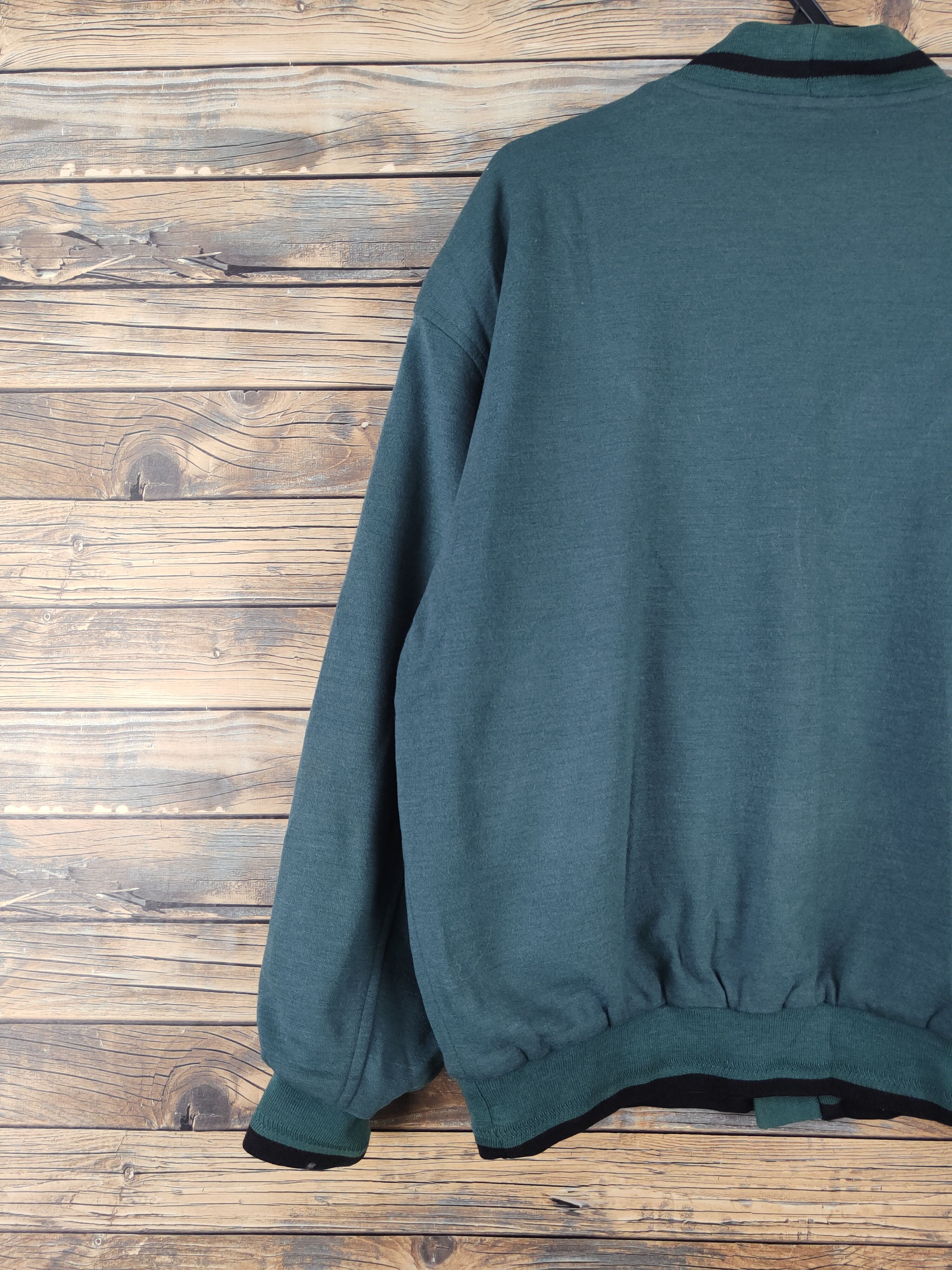 Japanese Brand Cote D'Azur Green Cardigan vintage Japan #W2239 Size US L / EU 52-54 / 3 - 10 Thumbnail