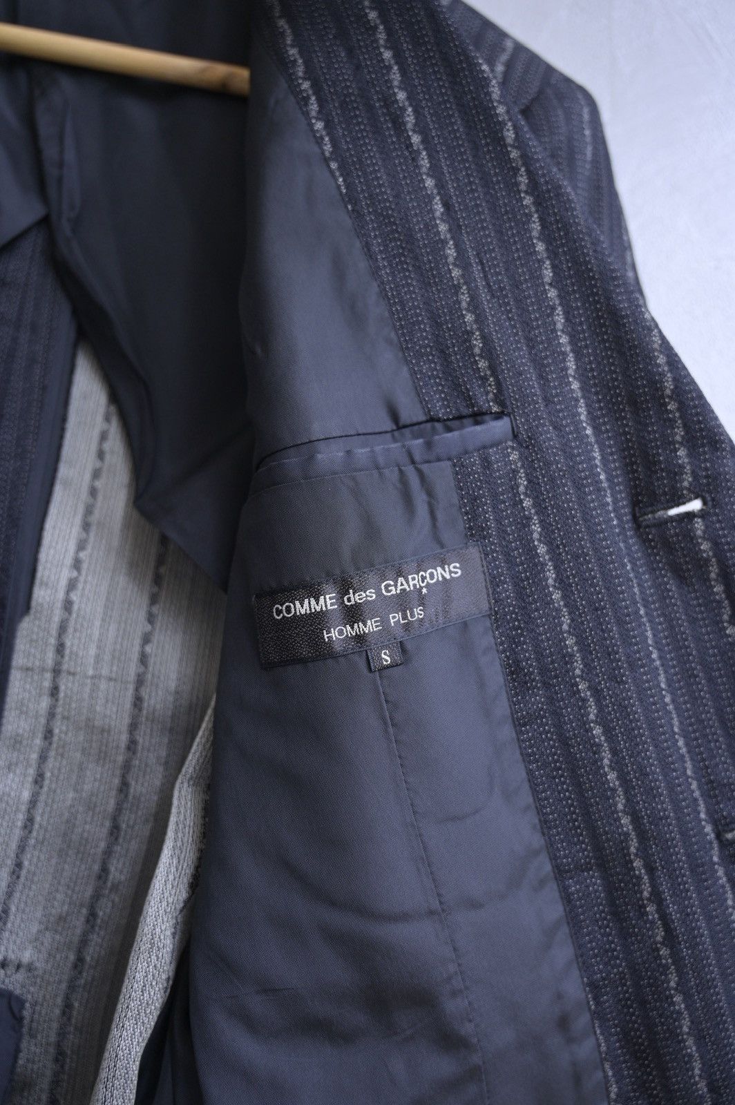 Comme des Garcons Homme Plus Comme des garcons homme plus ss96 runway striped jacket Size US S / EU 44-46 / 1 - 8 Thumbnail